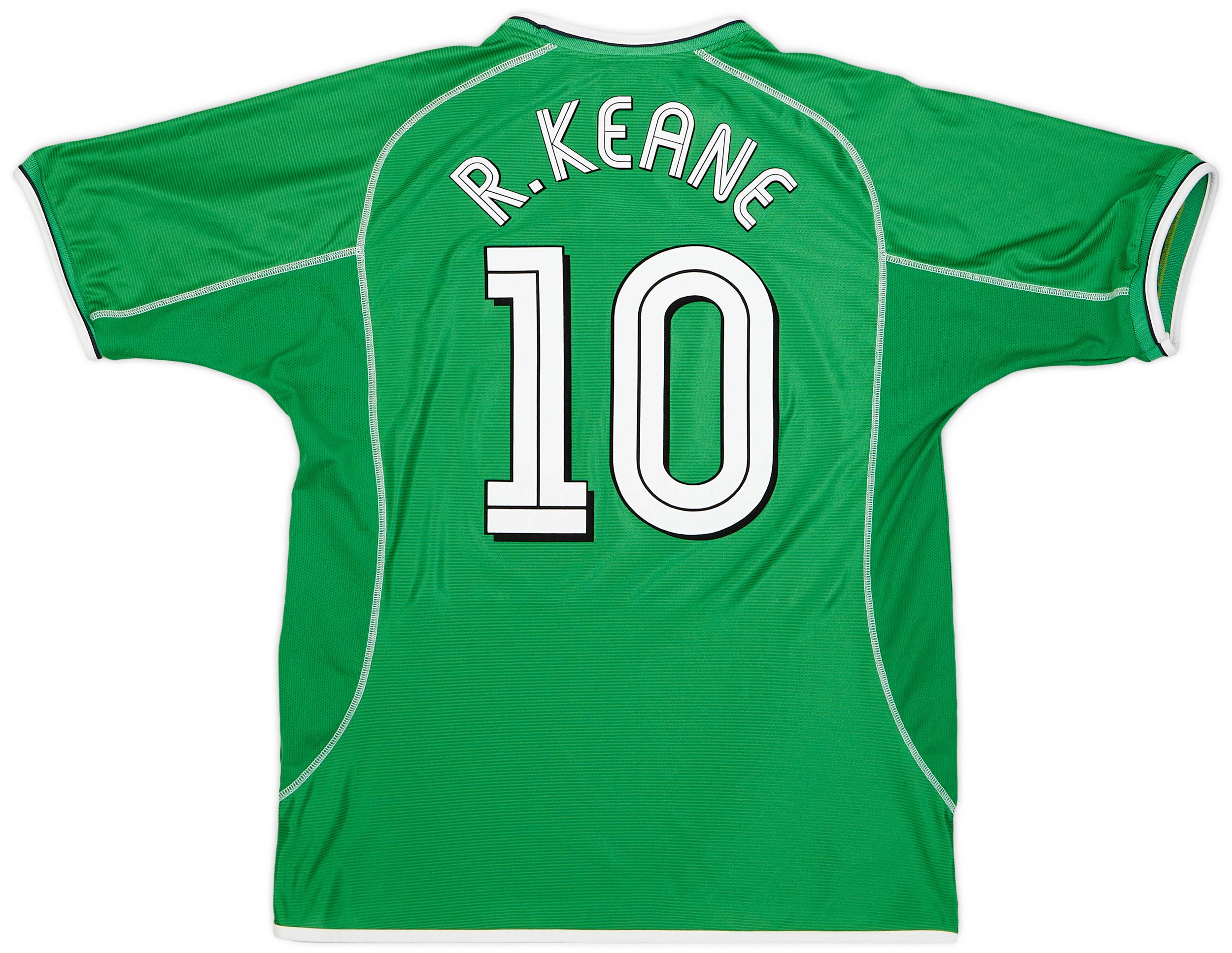 2001-03 Ireland Home Shirt R.Keane #10 - 9/10 - (XL)