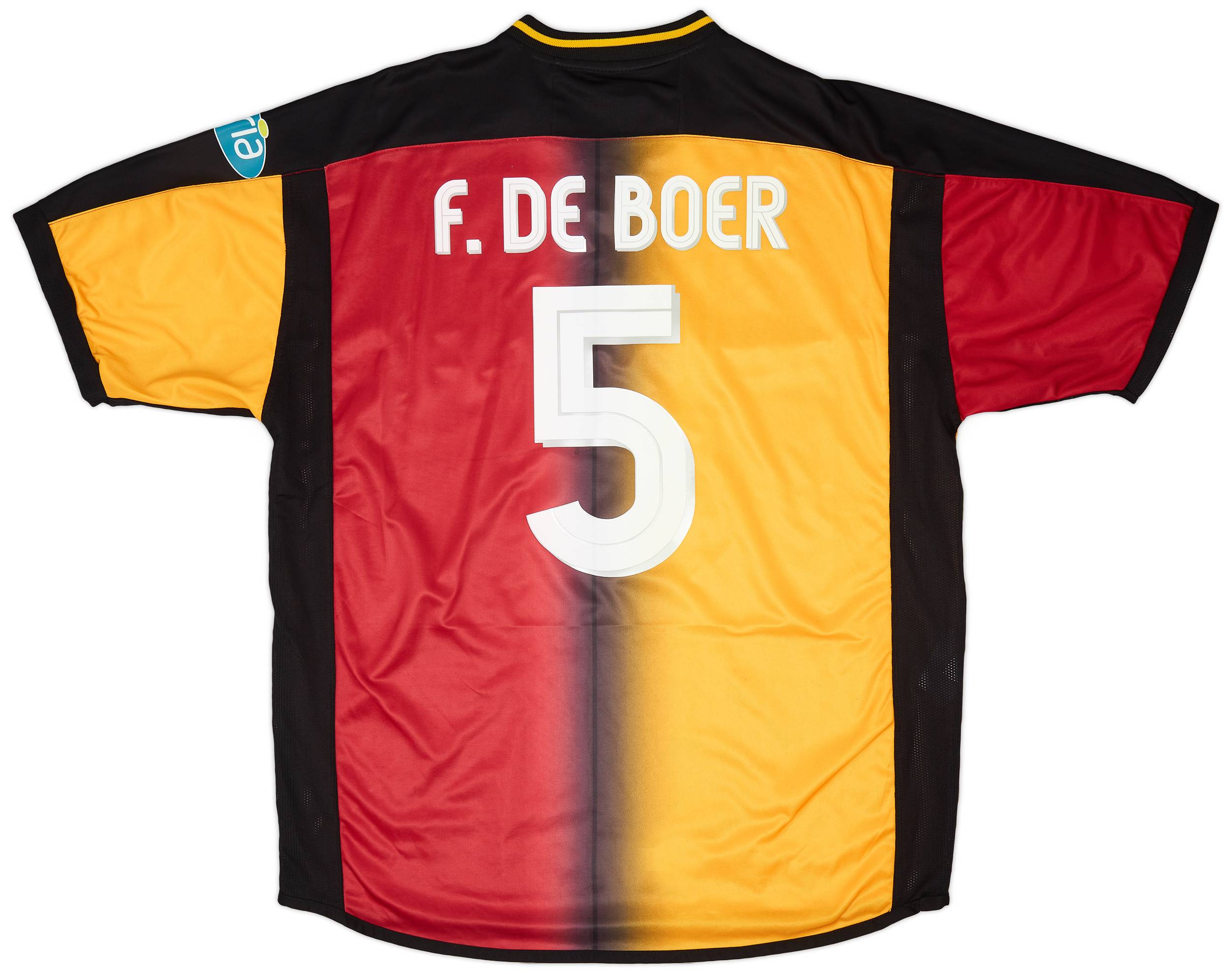 2003-04 Galatasaray Home Shirt De Boer #5 - 8/10 - (XL)