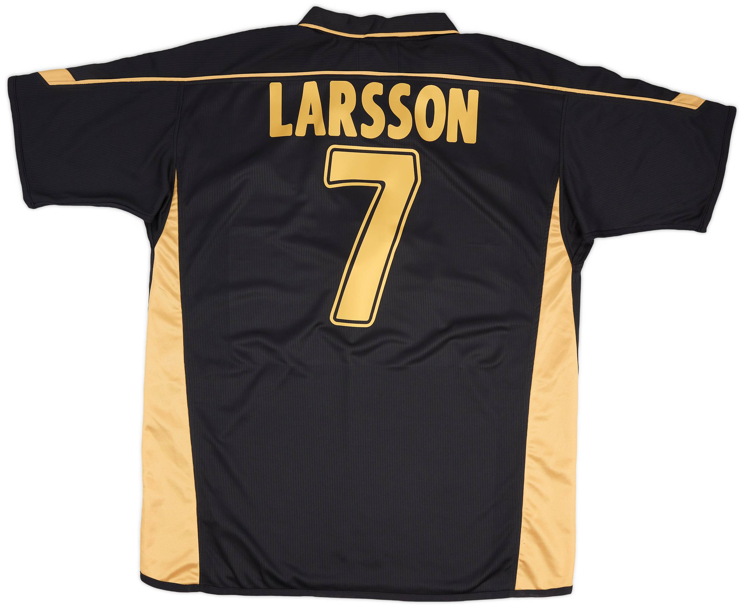 2003-04 Celtic Away Shirt Larsson #7 - 8/10 - (XL)