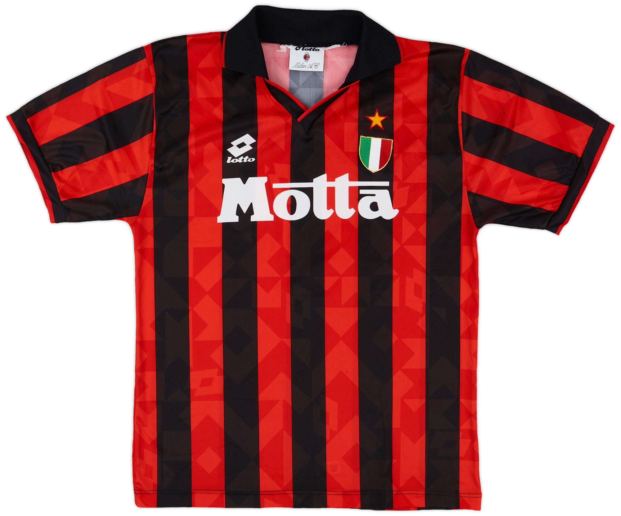1993-94 AC Milan Home Shirt - 8/10 - (L)