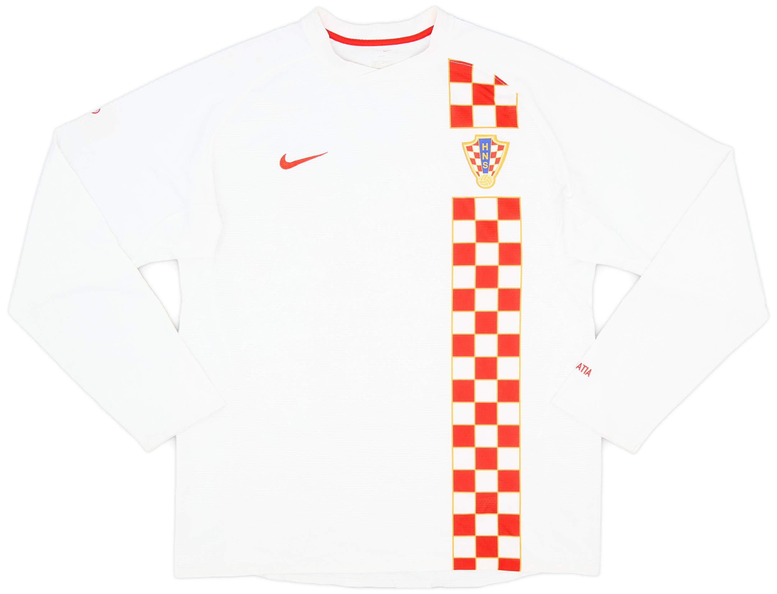 2006-08 Croatia Player Issue Nike Training L/S Shirt - 9/10 - (L)
