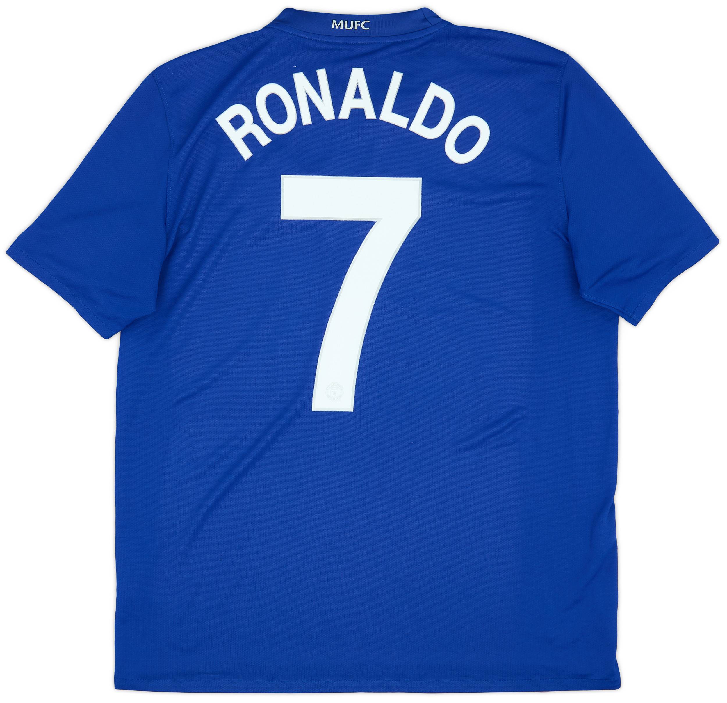 2008-09 Manchester United Third L/S Shirt Ronaldo #7 - 8/10 - (XXL)