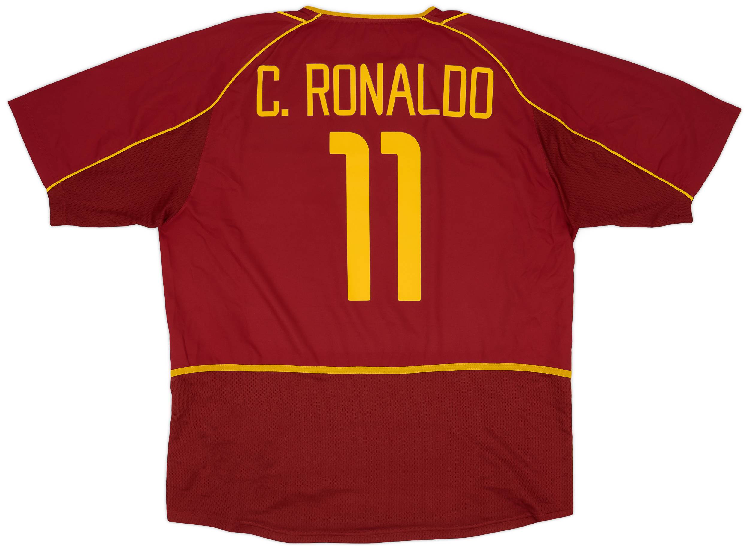 2002-04 Portugal Home Shirt C.Ronaldo #11 - 9/10 - (XL)