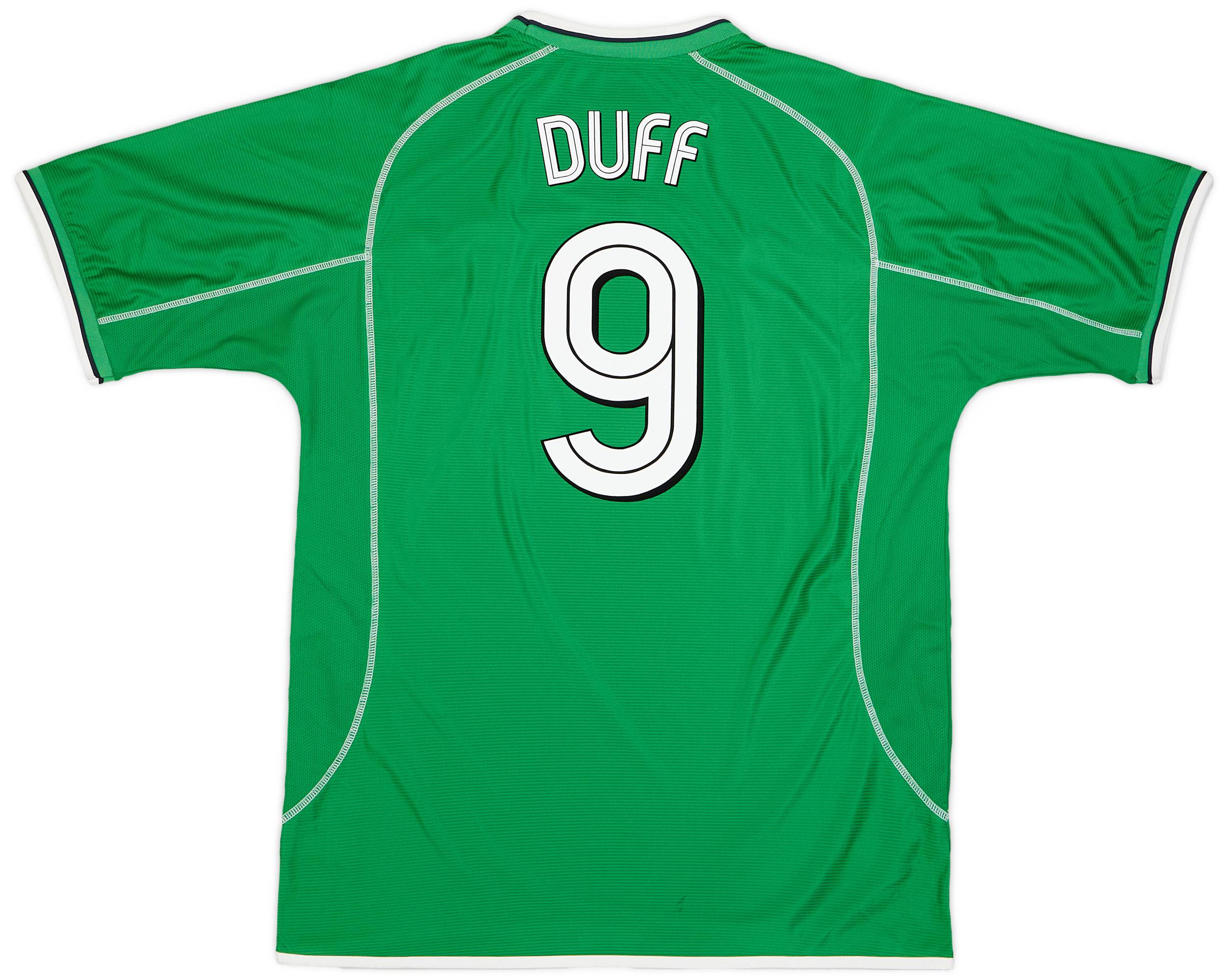 2001-03 Ireland Home Shirt Duff #9 - 9/10 - (XL)