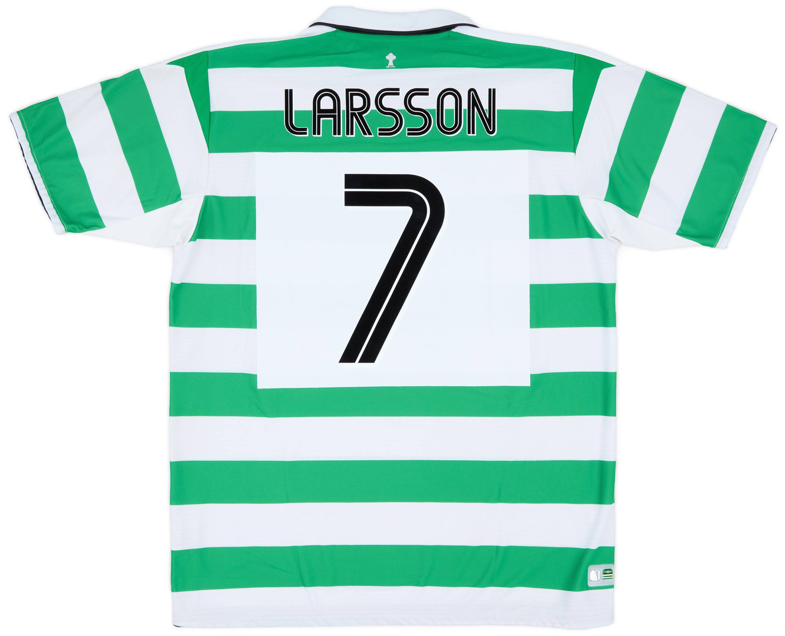 2004-05 Celtic Home Shirt Larsson #7 - 9/10 - (XL)