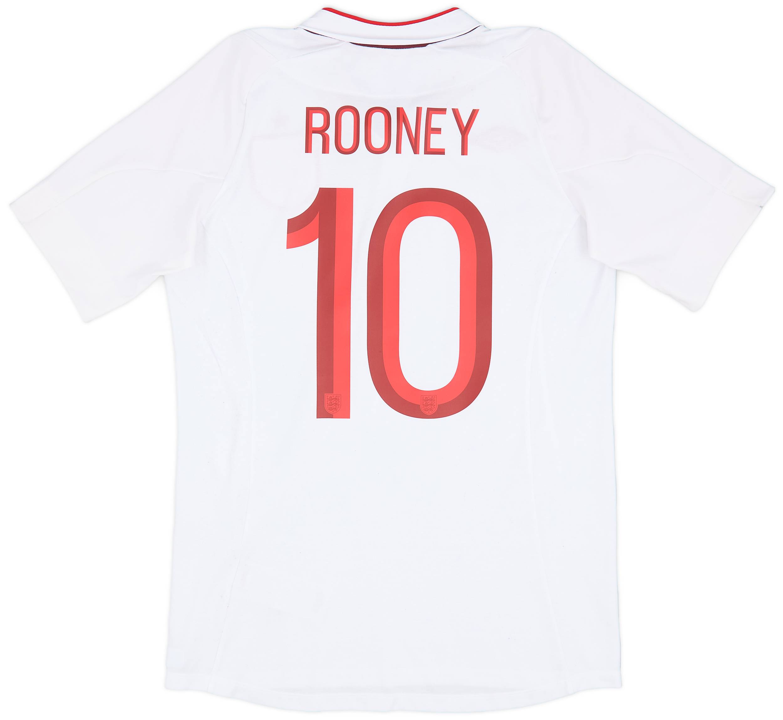 2012-13 England Home Shirt Rooney #10
