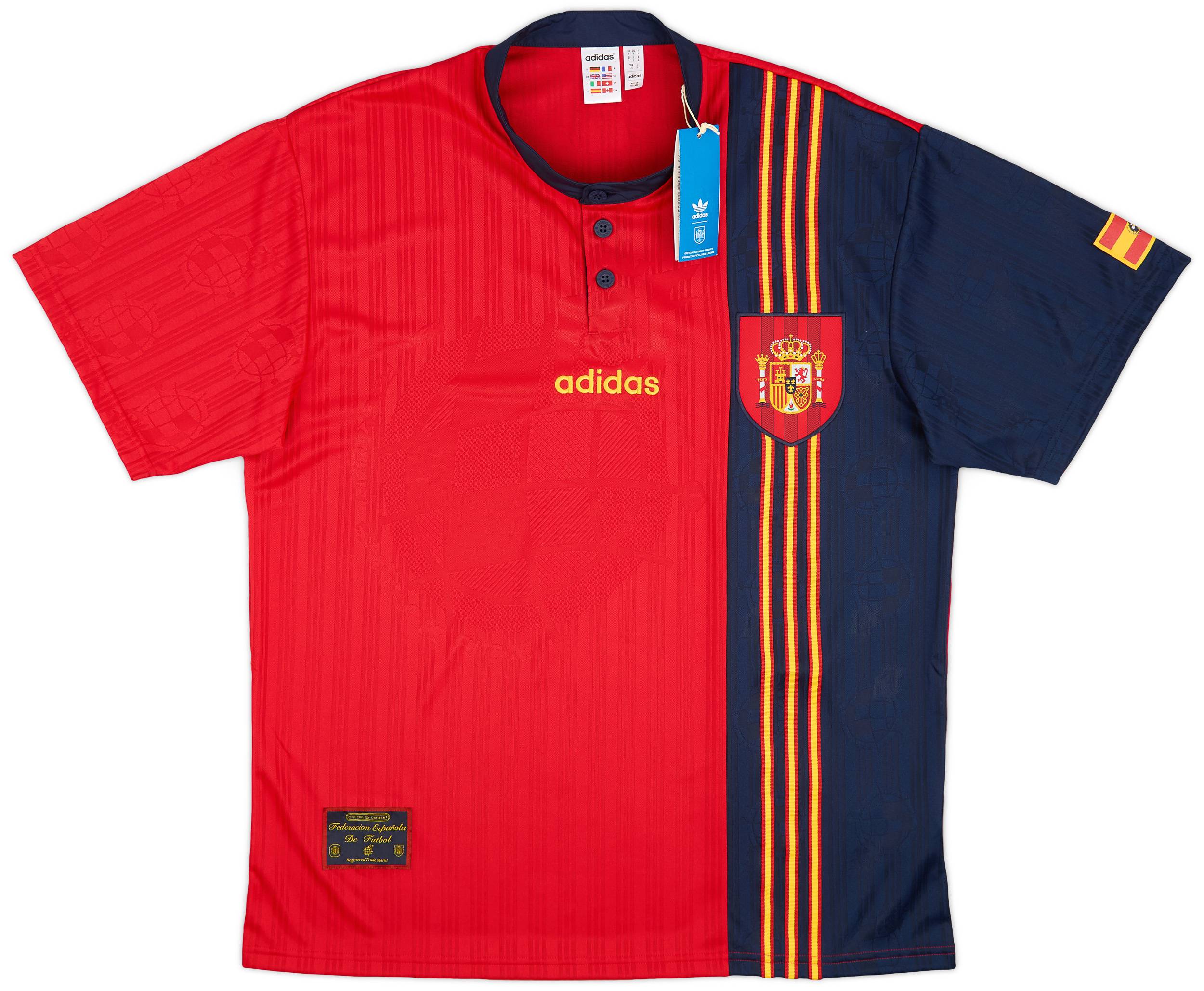 1996 Spain adidas Originals Reissue Home Shirt