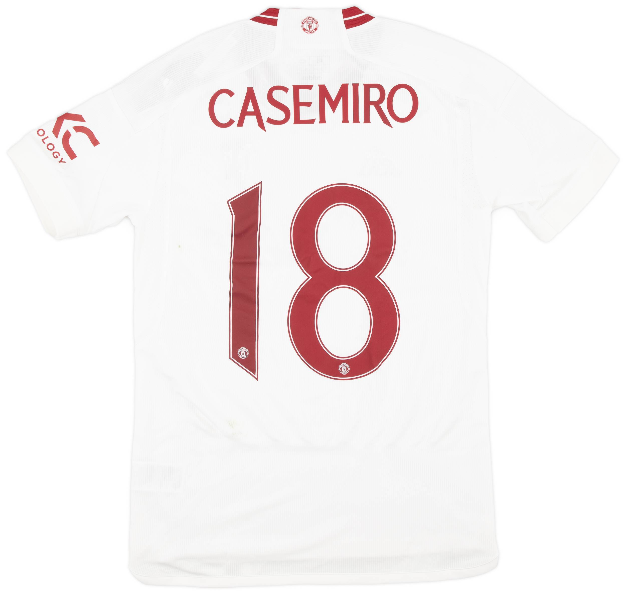 2023-24 Manchester United Third Shirt Casemiro #18 (XS)