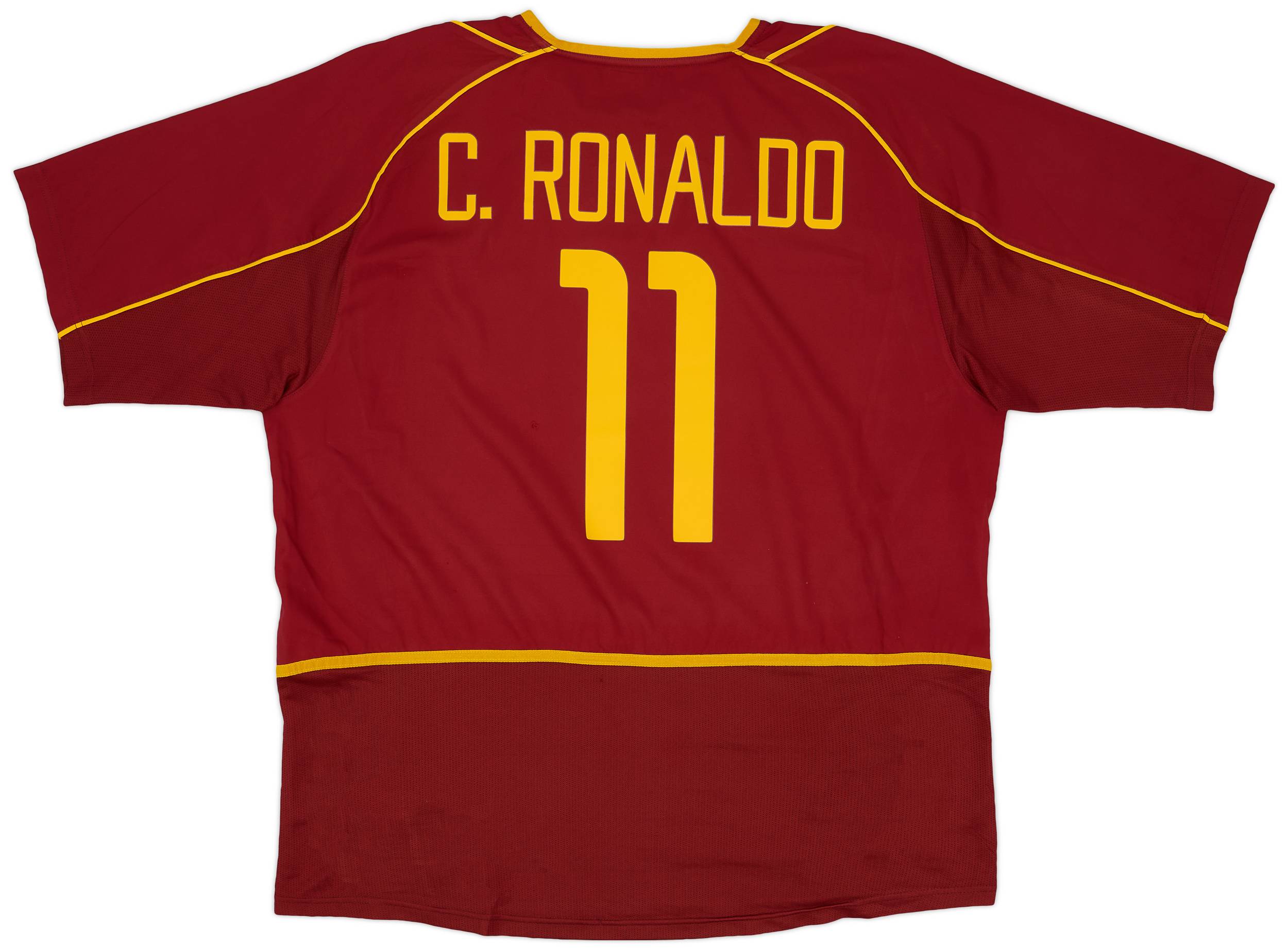 2002-04 Portugal Home Shirt C.Ronaldo #11 - 8/10 - (XL)