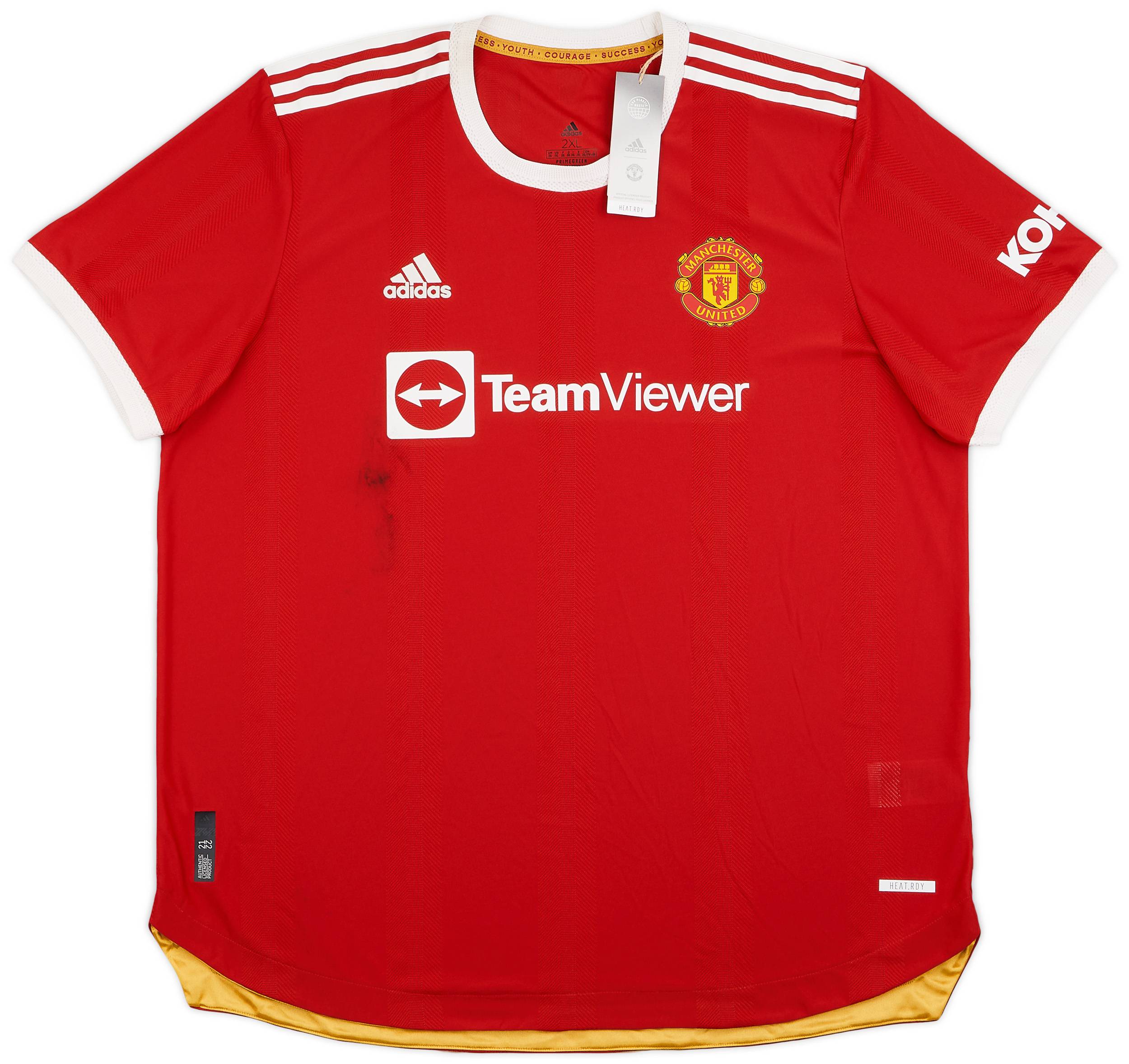 2021-22 Manchester United Authentic Home Shirt (XXL)