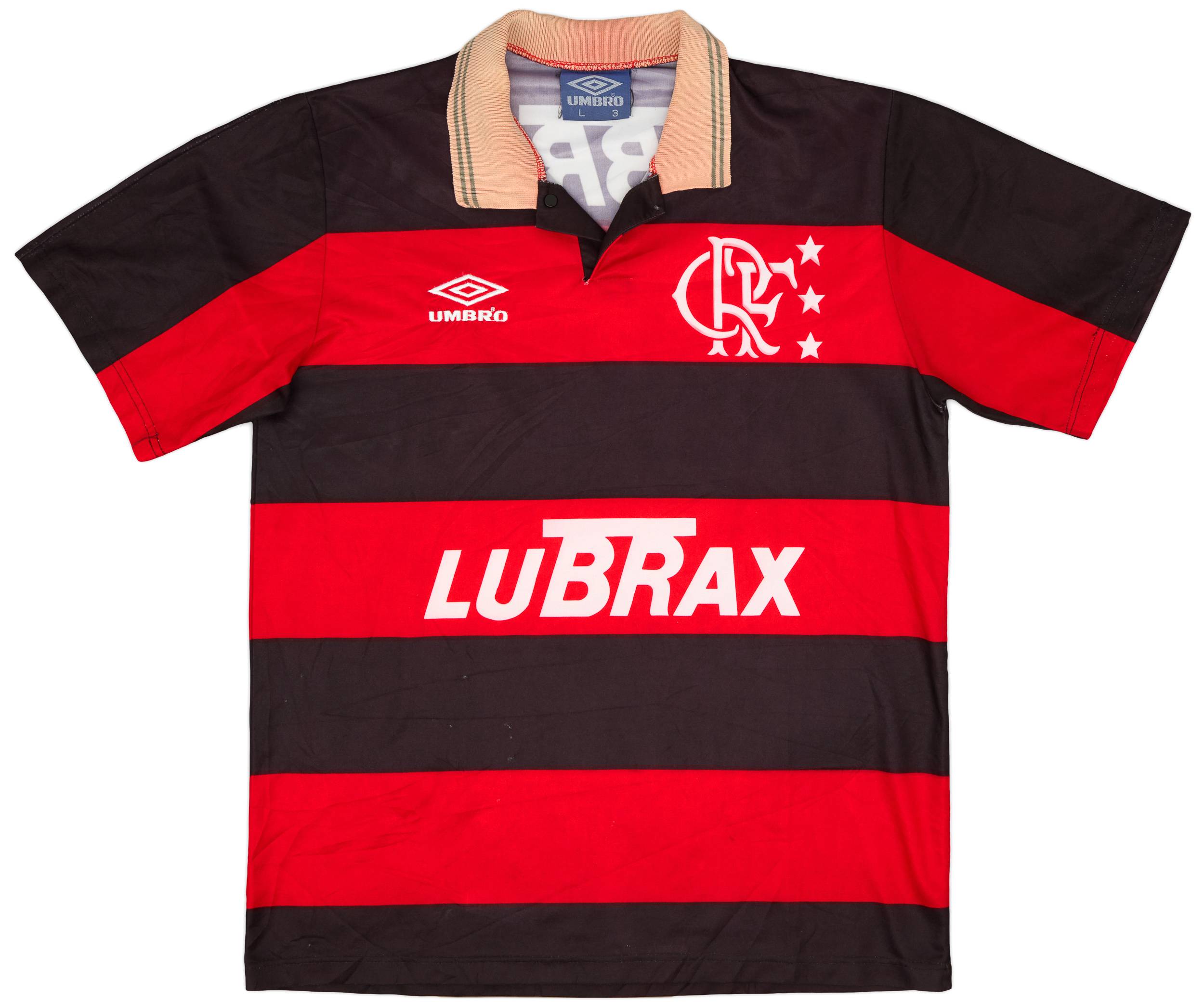1992-93 Flamengo Home Shirt - 7/10 - (L)