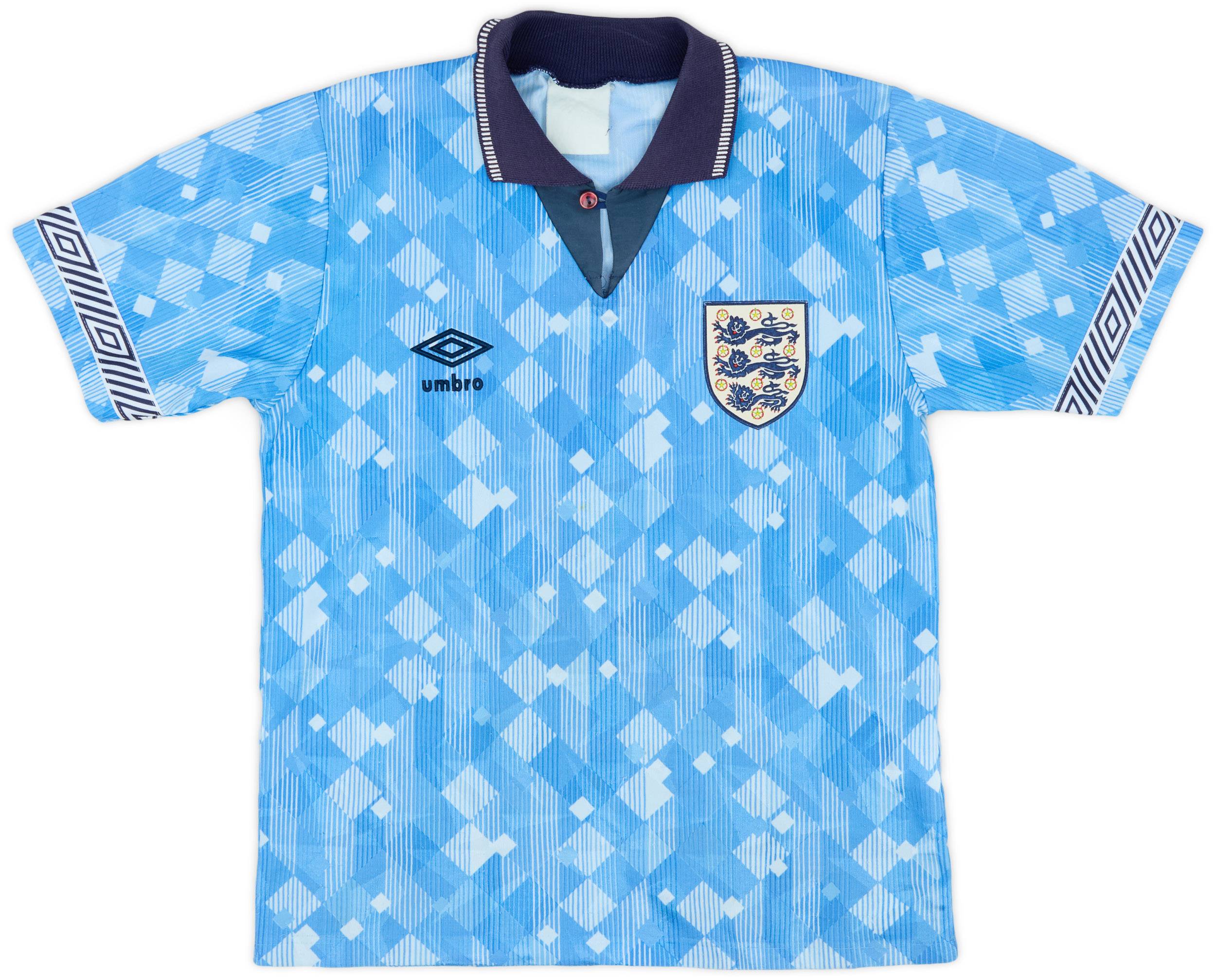 1990-92 England Third Shirt - 7/10 - (L.Boys)