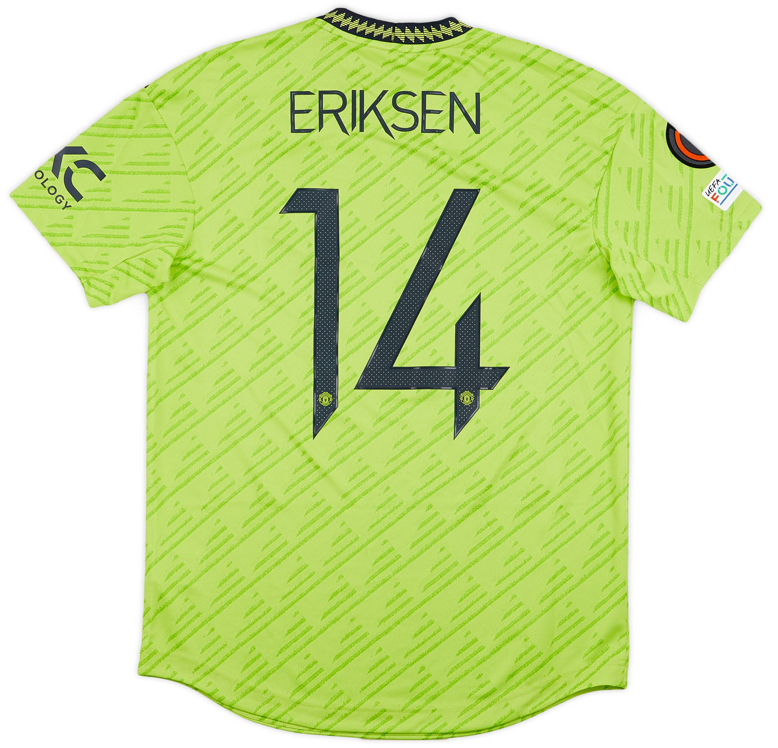 2022-23 Manchester United Authentic Third Eriksen #14 (M)