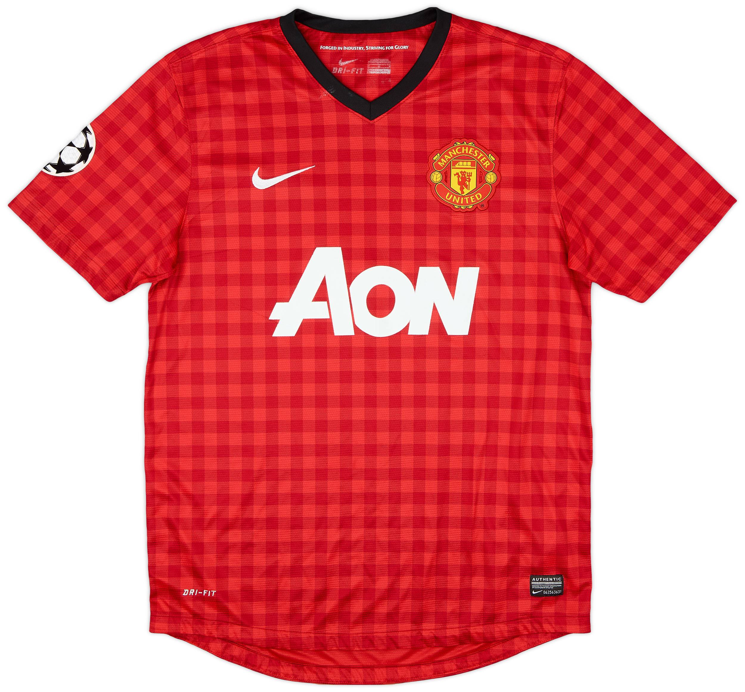 2012-13 Manchester United Home Shirt - 7/10 - (M)