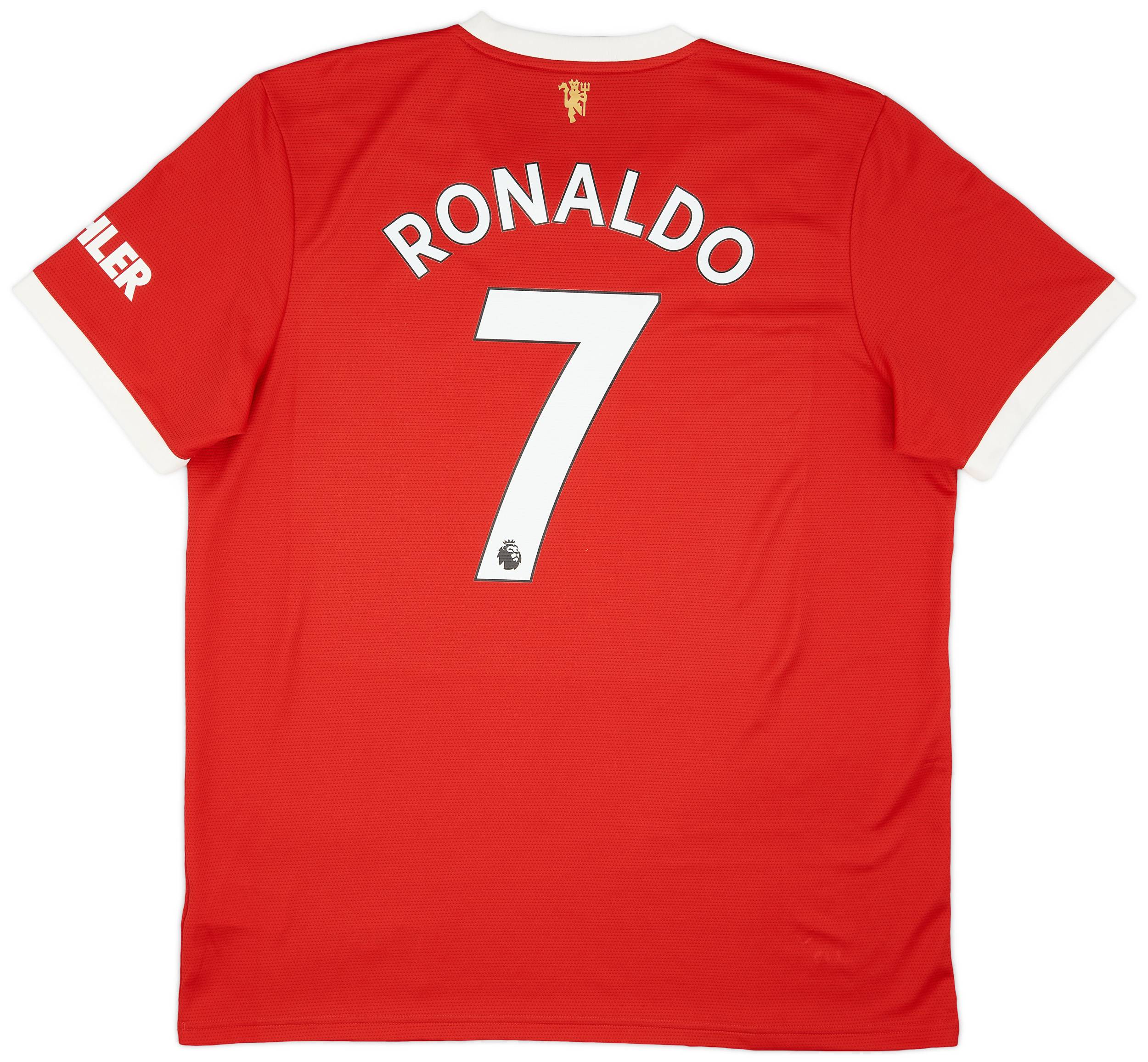 2021-22 Manchester United Home Shirt Ronaldo #7 - 8/10 - (XL)