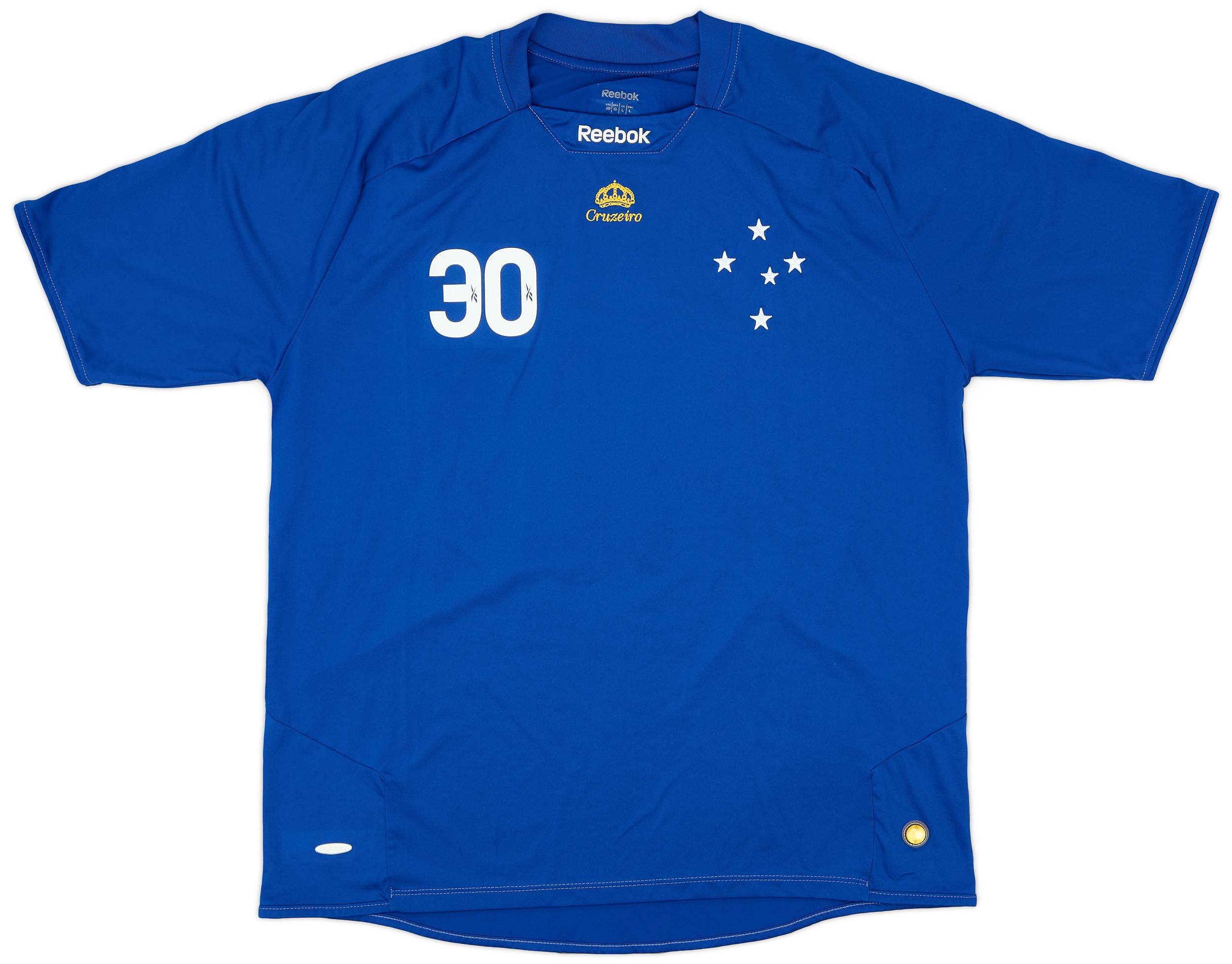 2009 Cruzeiro Home Shirt Kleber #30 - 8/10 - (L)