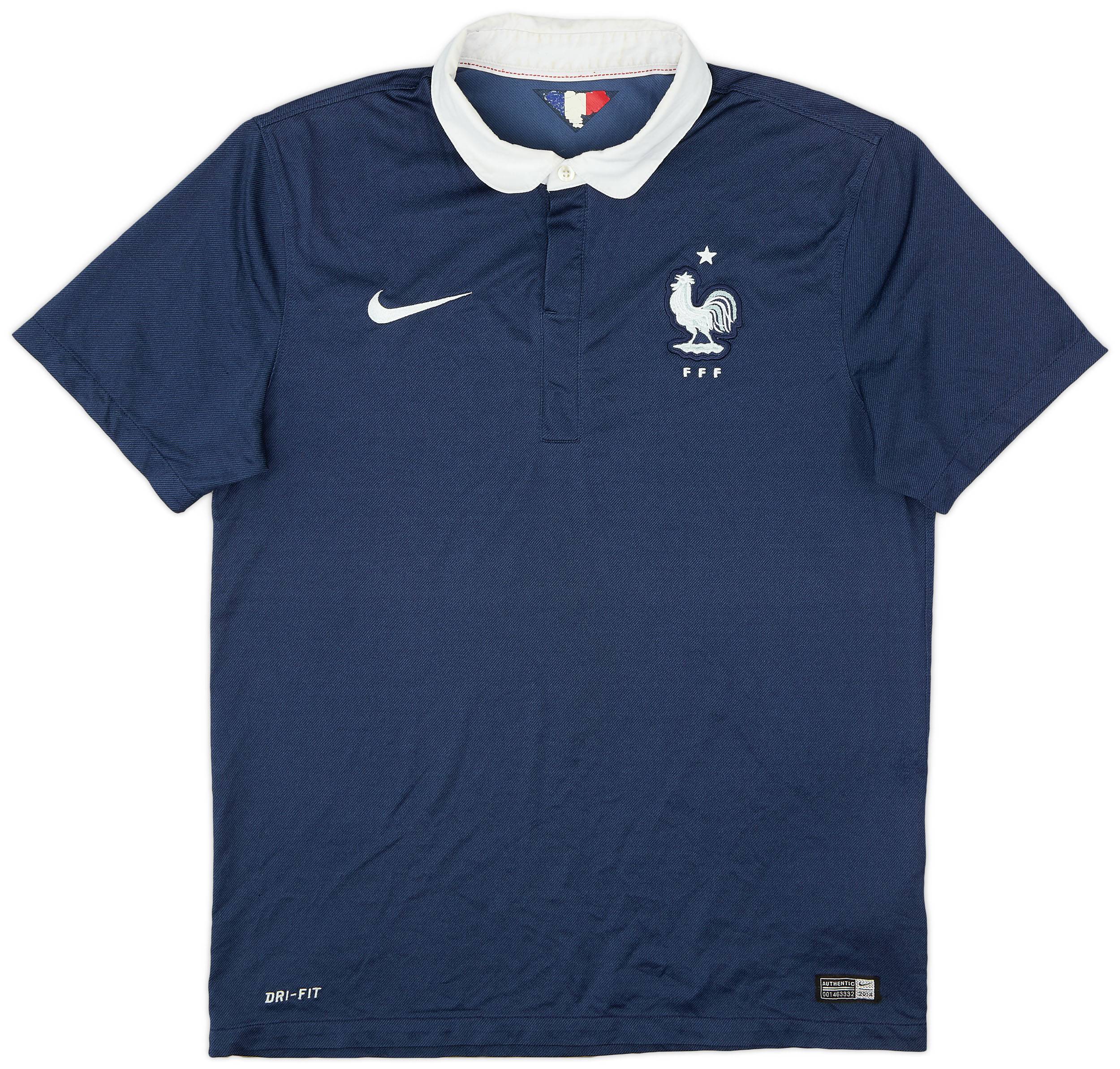 2014-15 France Home Shirt - 7/10 - (M)
