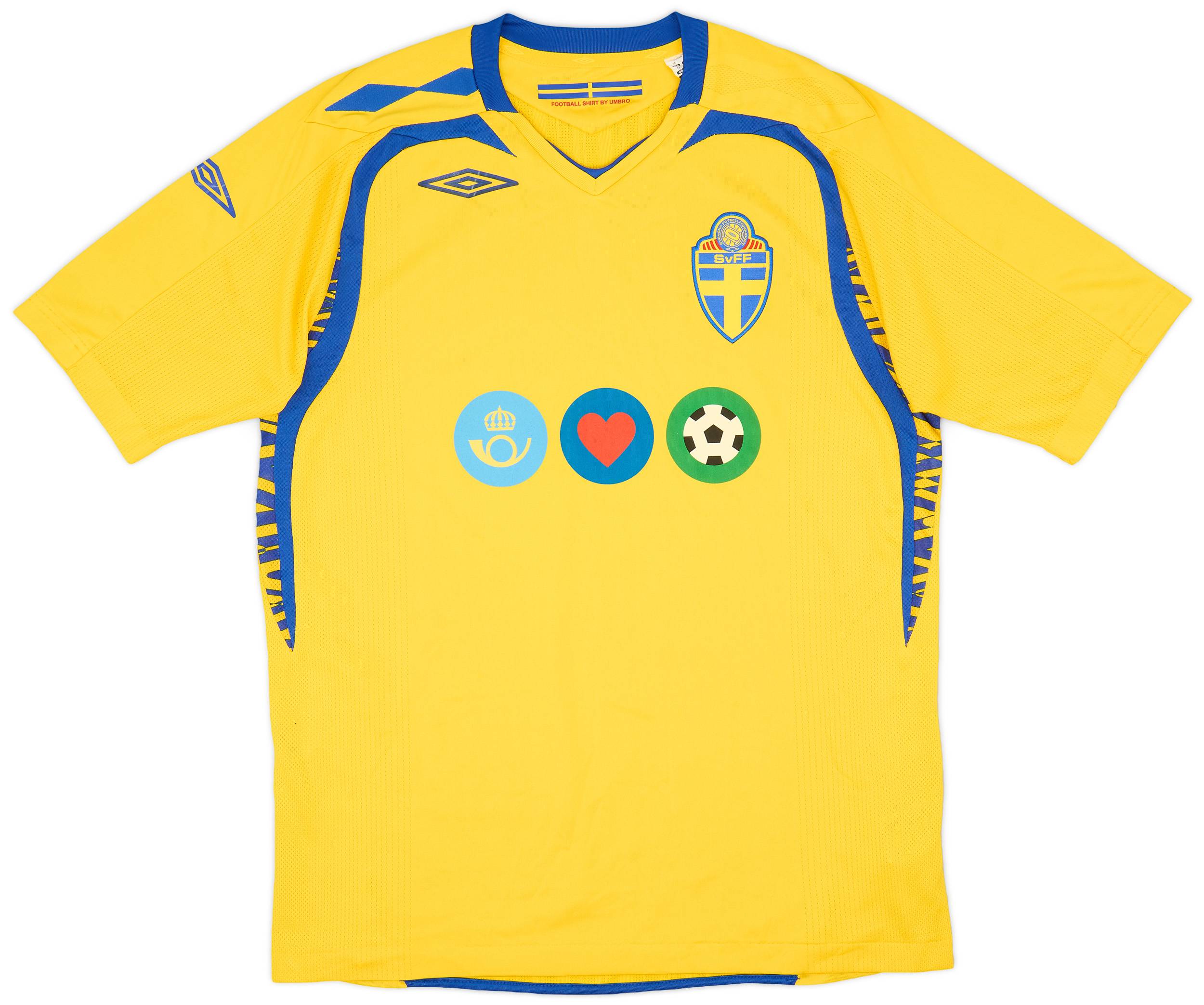 2008-09 Sweden Home Shirt - 9/10 - (M)