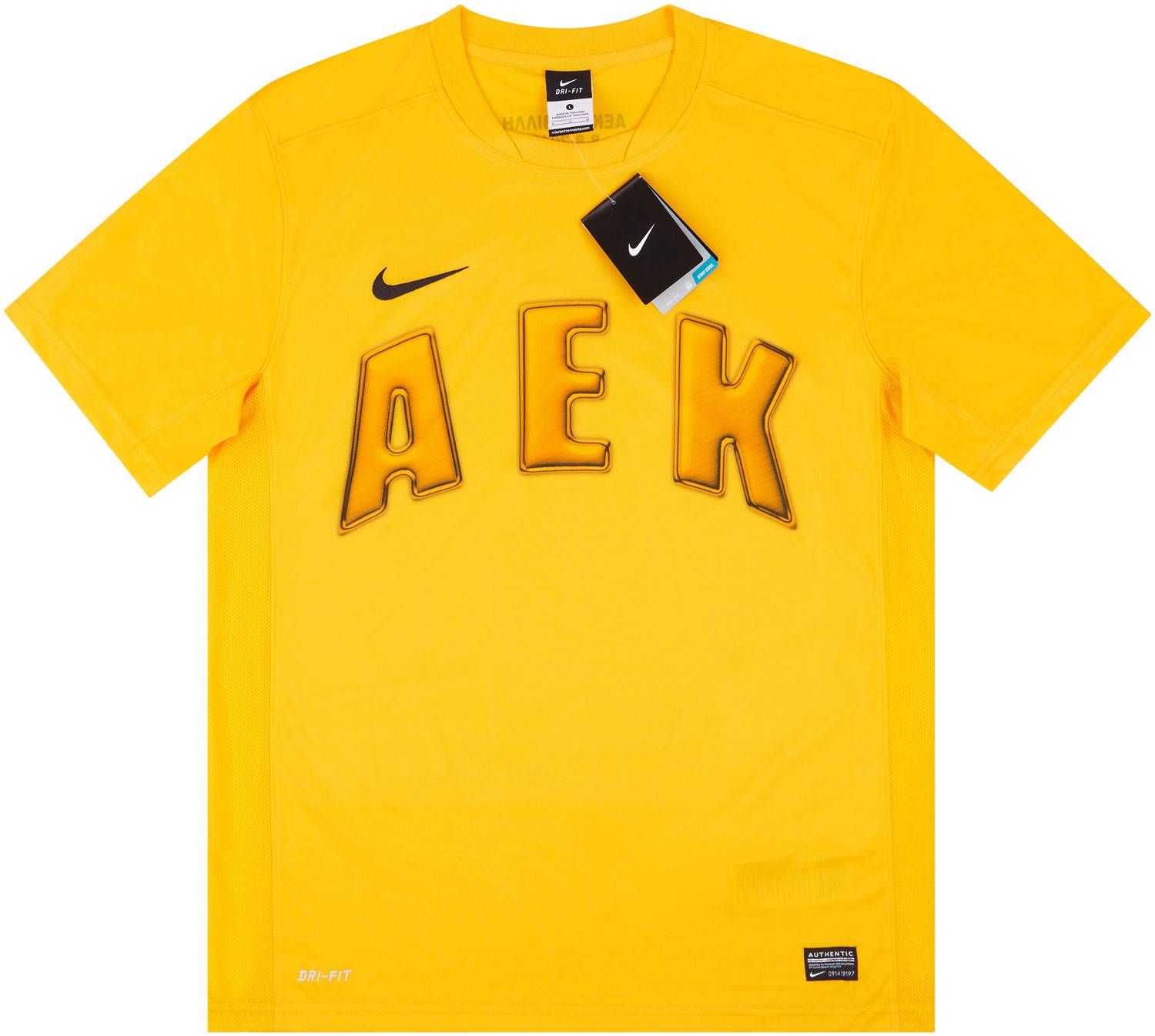 2015-16 AEK Athens Nike Fan Tee - 7/10