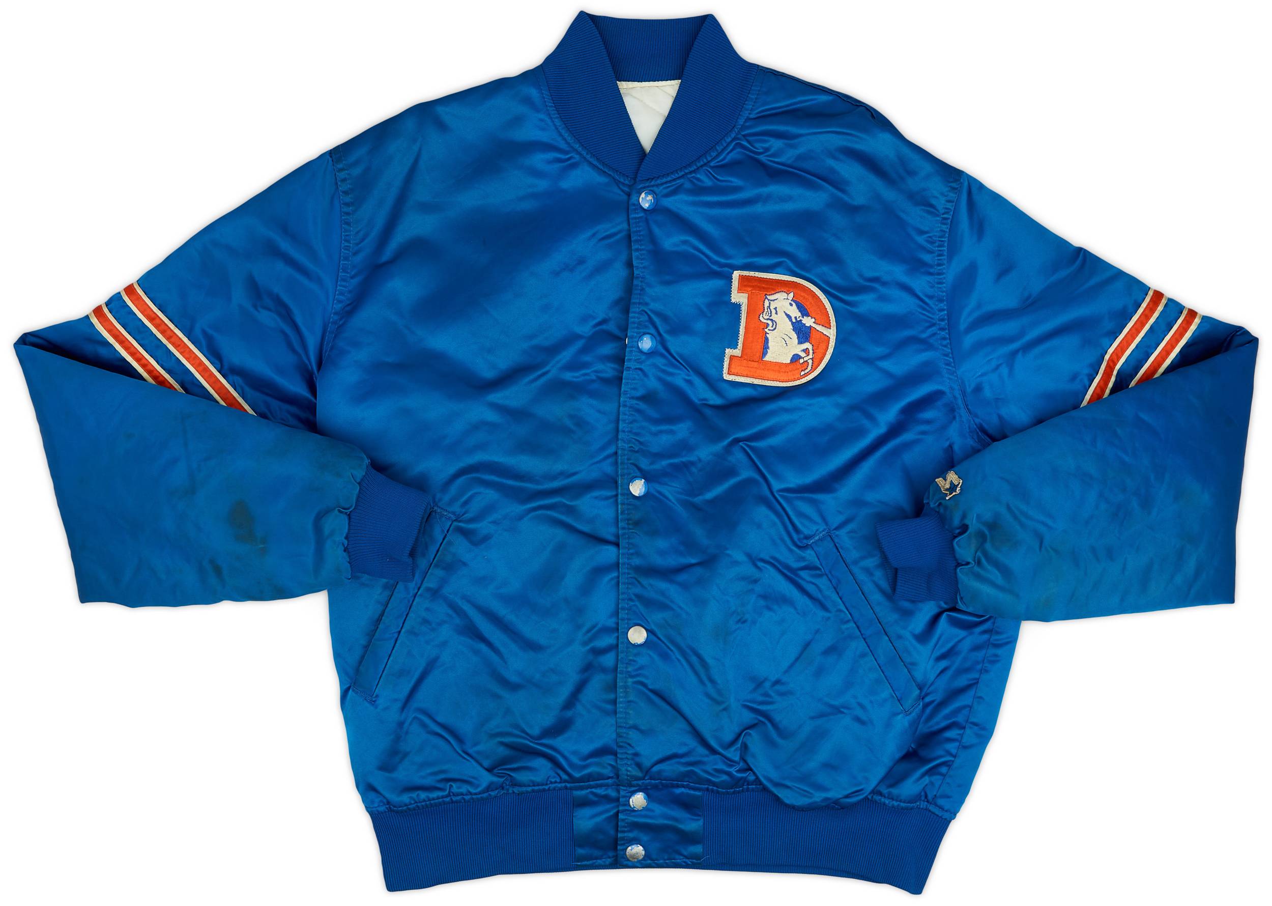 1980's Denver Broncos Starter Satin Varsity Jacket (Good) L