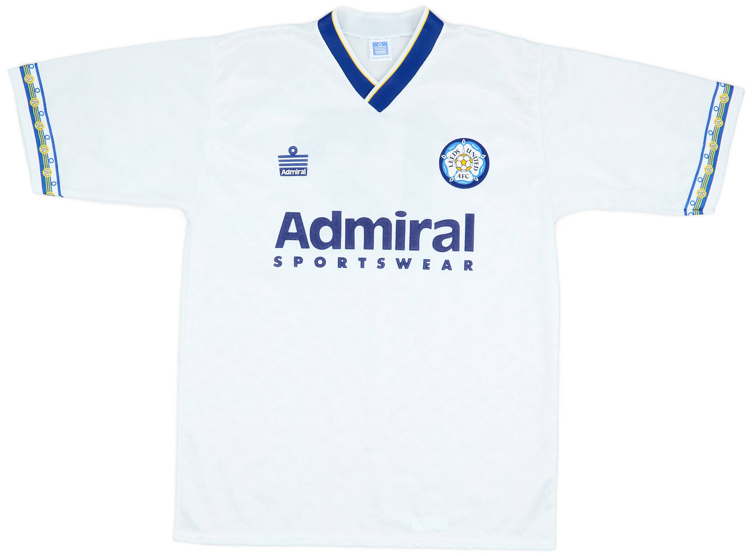 1992-93 Leeds United Home Shirt #12 - 9/10 - (L)