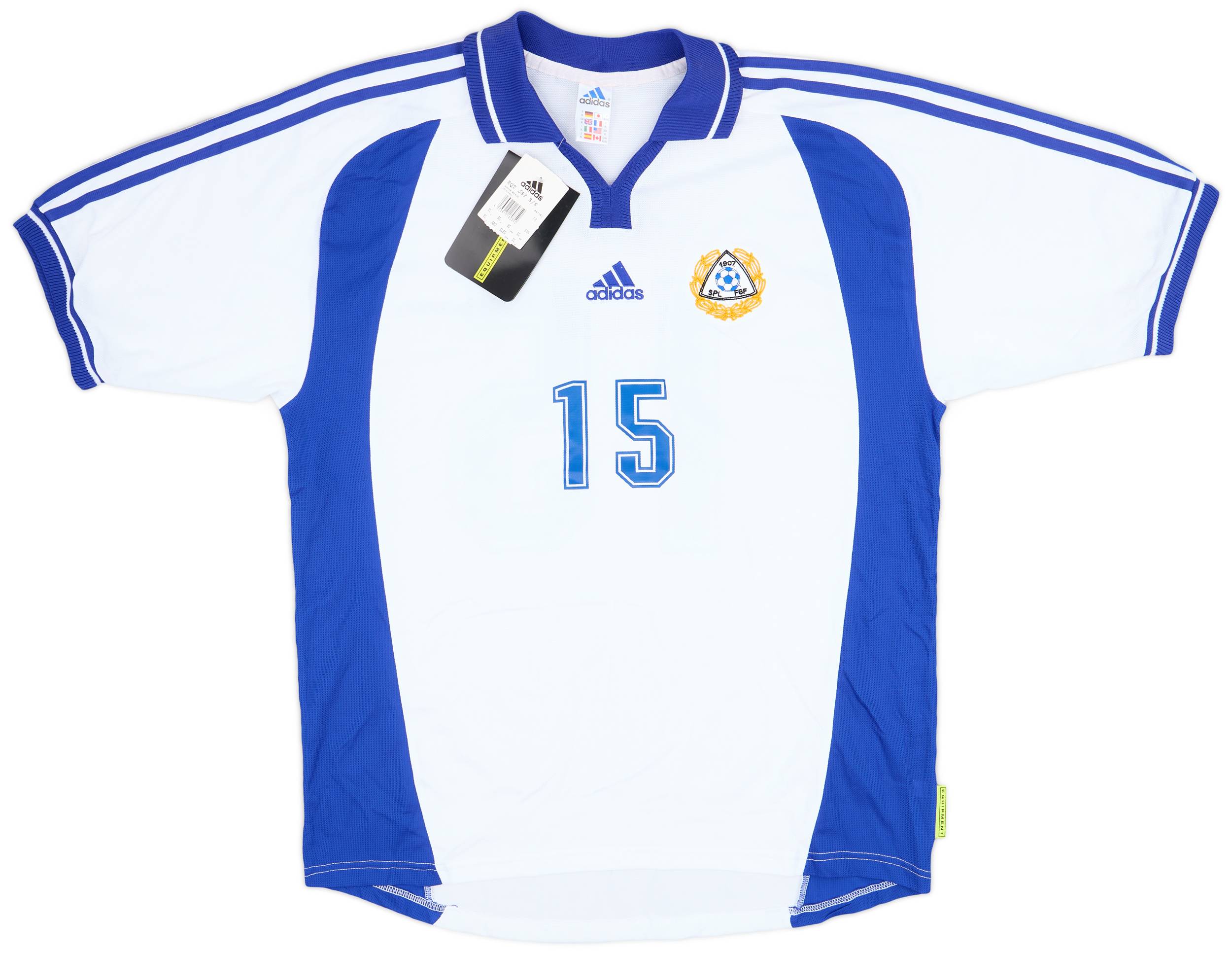 2000-02 Finland Player Issue Home Shirt #15 (XL)