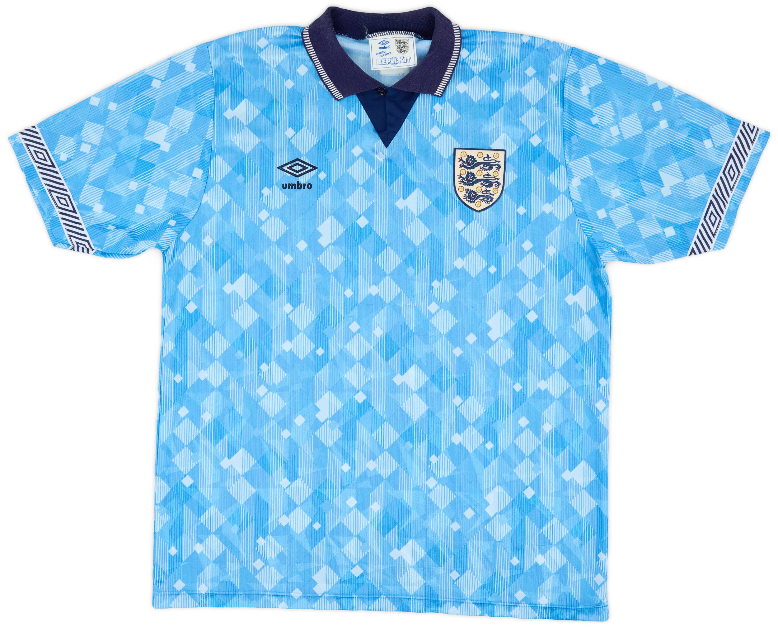 1990-92 England Third Shirt - 8/10 - (XL)