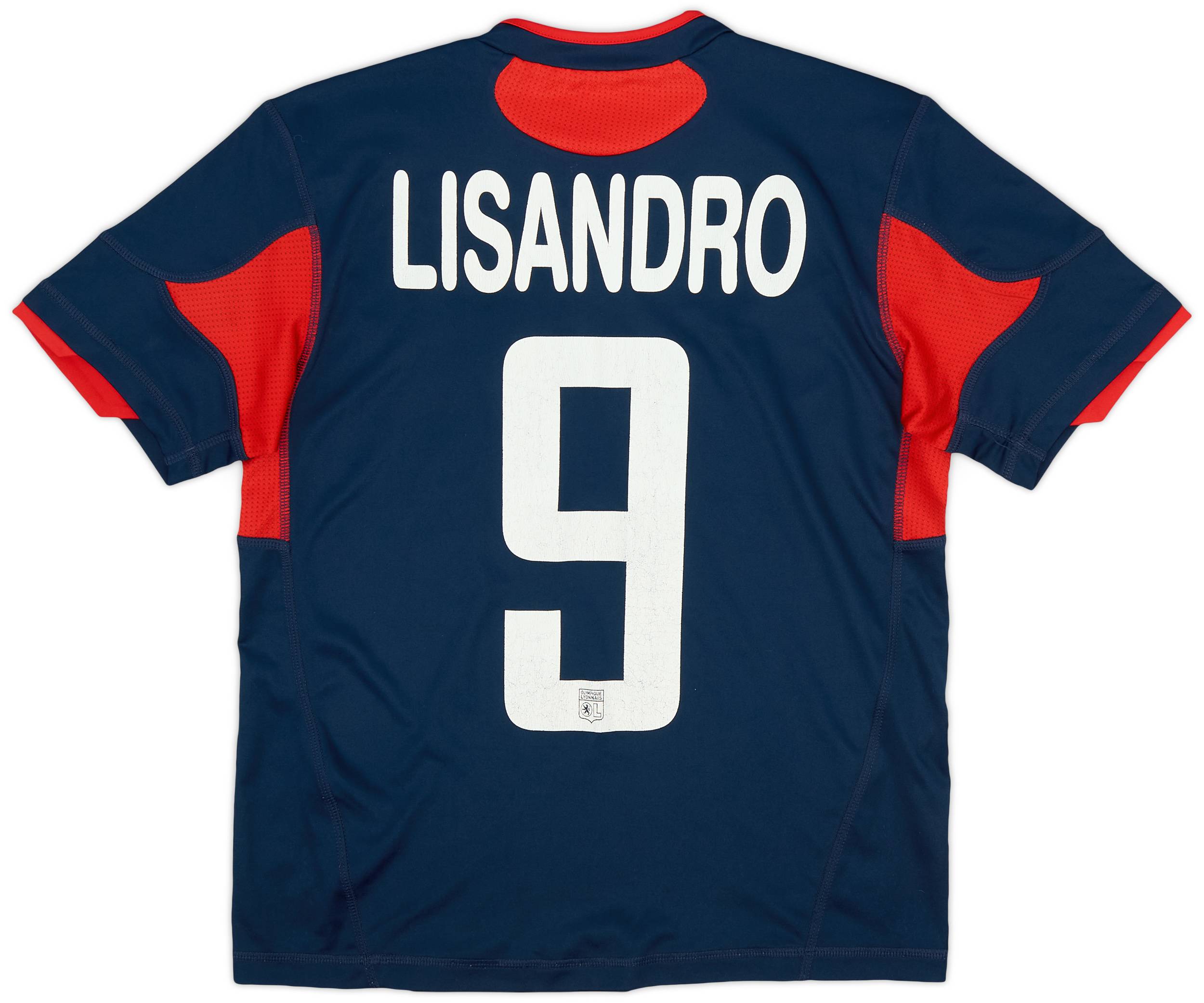 2010-11 Lyon Third Shirt Lisandro #9 - 6/10 - (L.Boys)