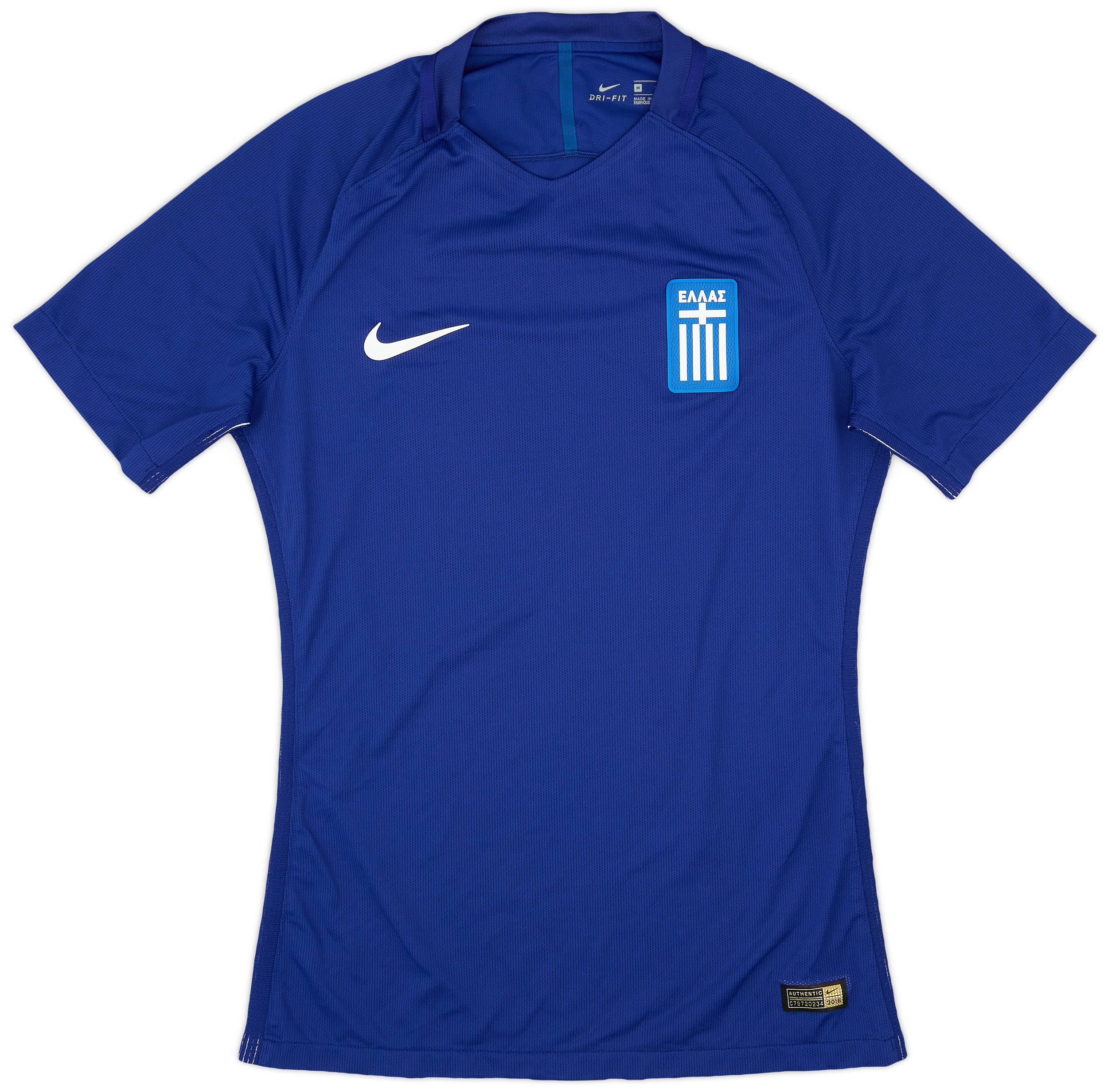 2016-18 Greece Authentic Away Shirt - 7/10 - (M)