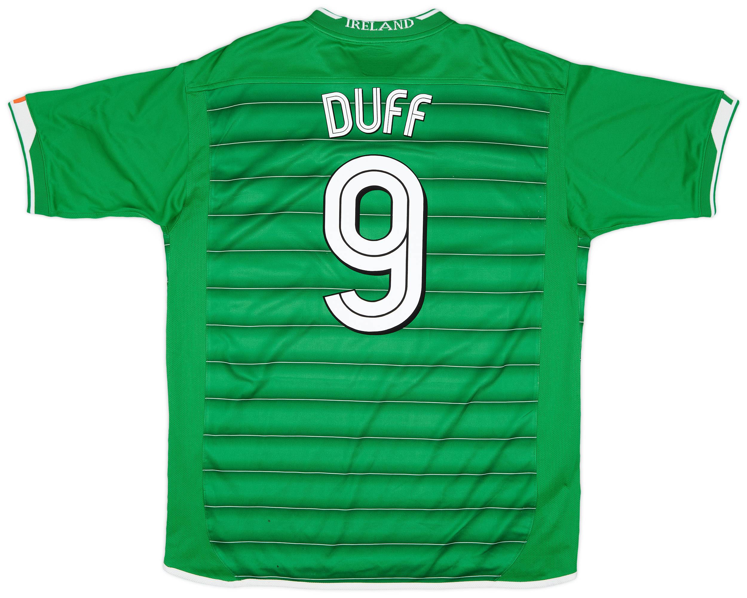 2003-04 Ireland Home Shirt Duff #9 - 8/10 - (XL)