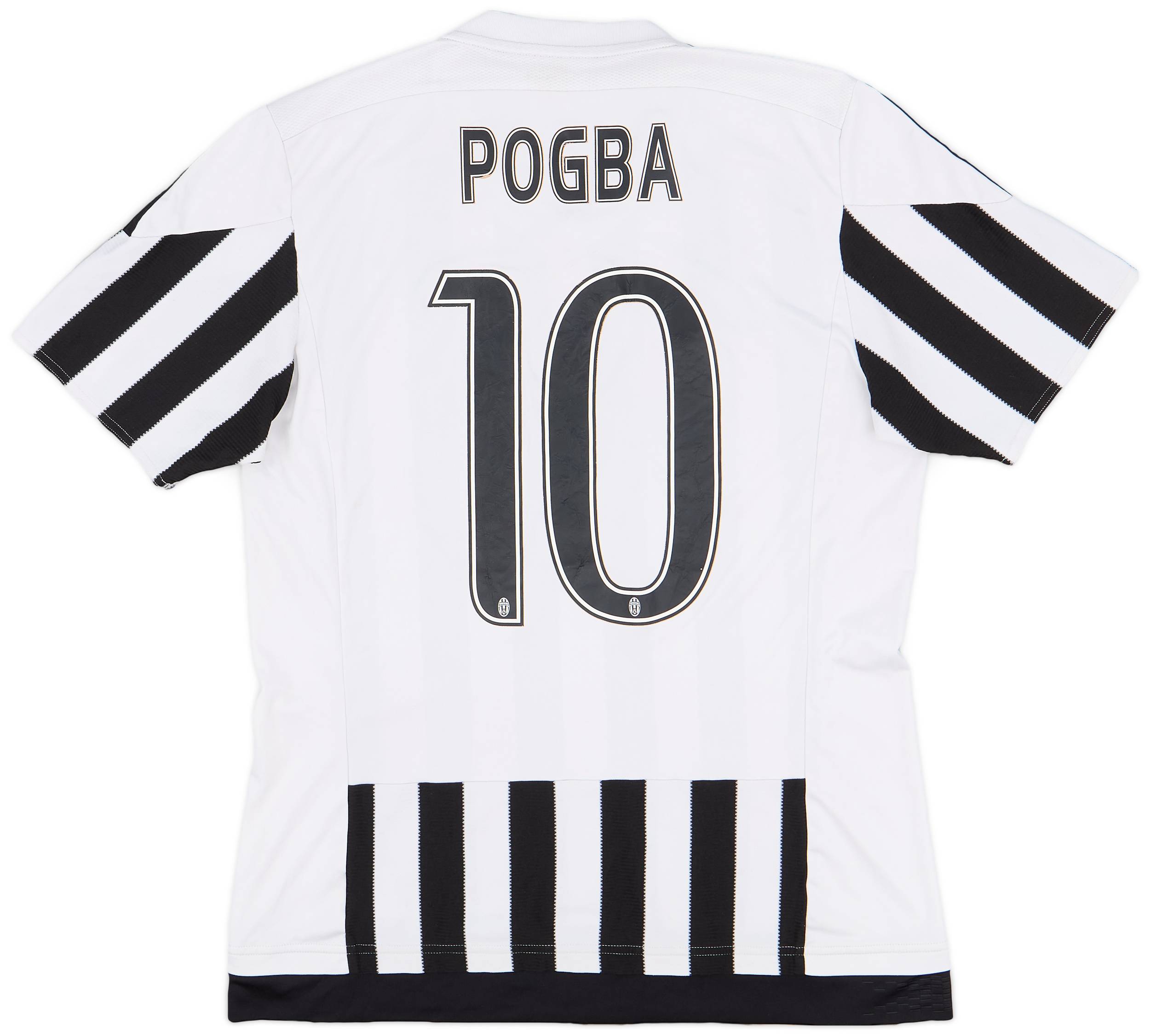 2015-16 Juventus Home Shirt Pogba #10 - 5/10 - (M)