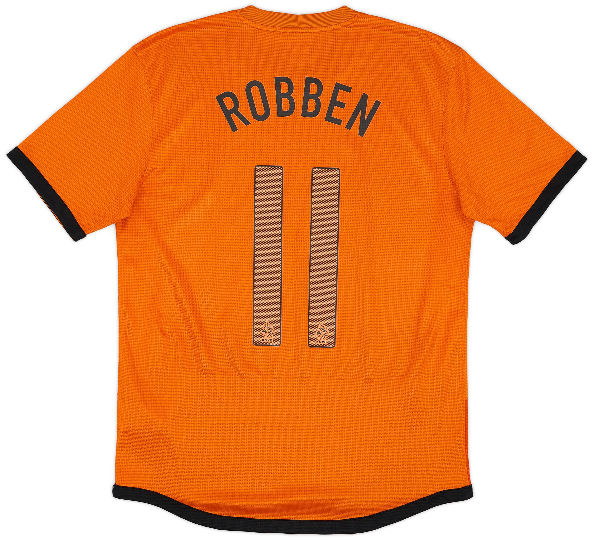 2012-13 Netherlands Home Shirt Robben #11 - 6/10 - (M)