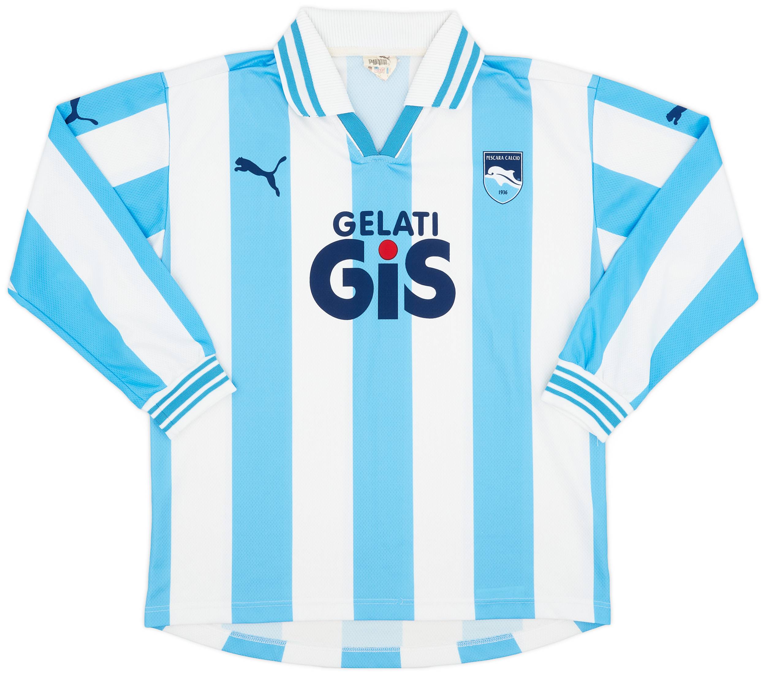 2000-01 Pescara Home L/S Shirt - 9/10 - (M)