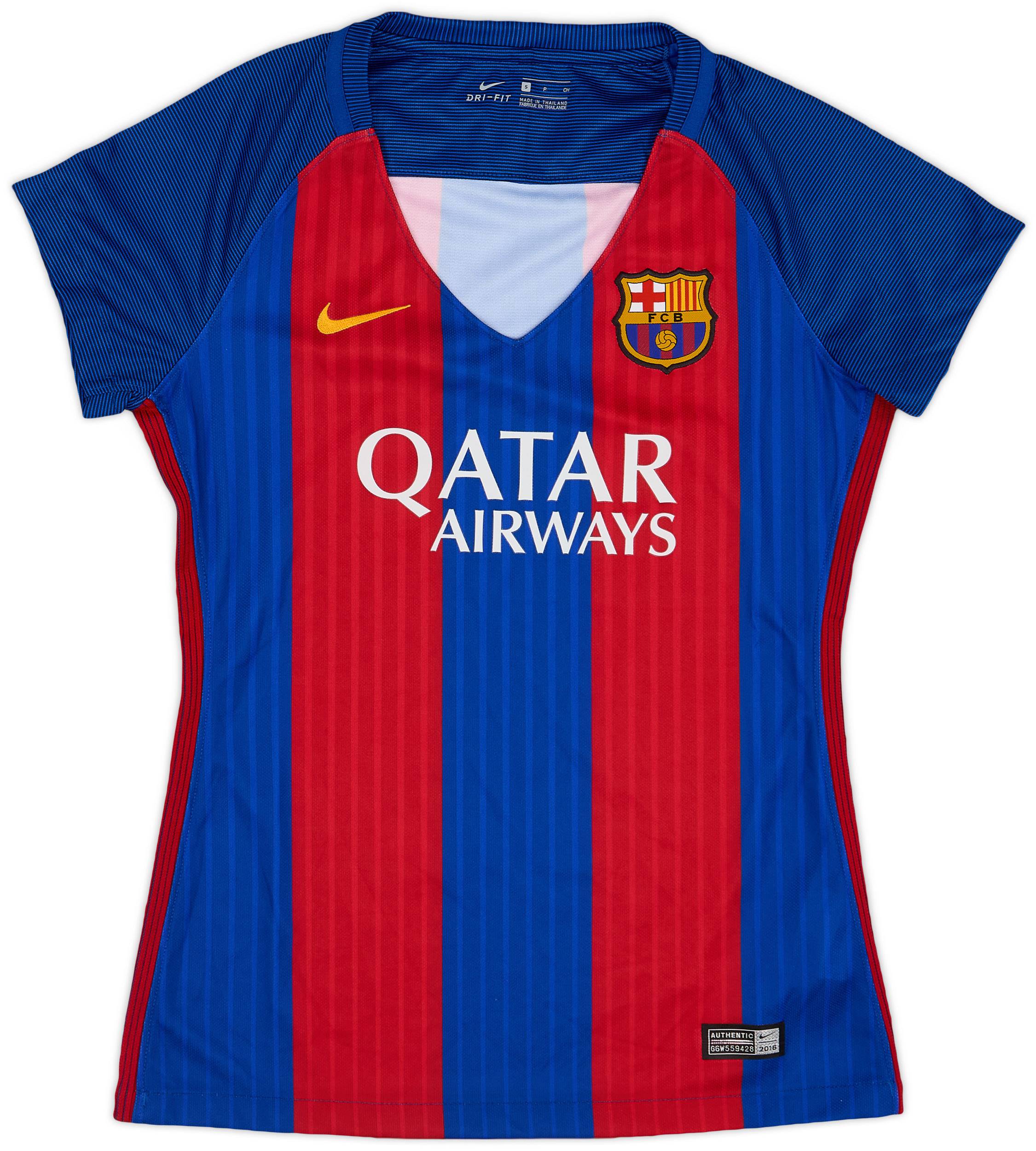 2016-17 Barcelona Home Shirt - 9/10 - (Women's S)