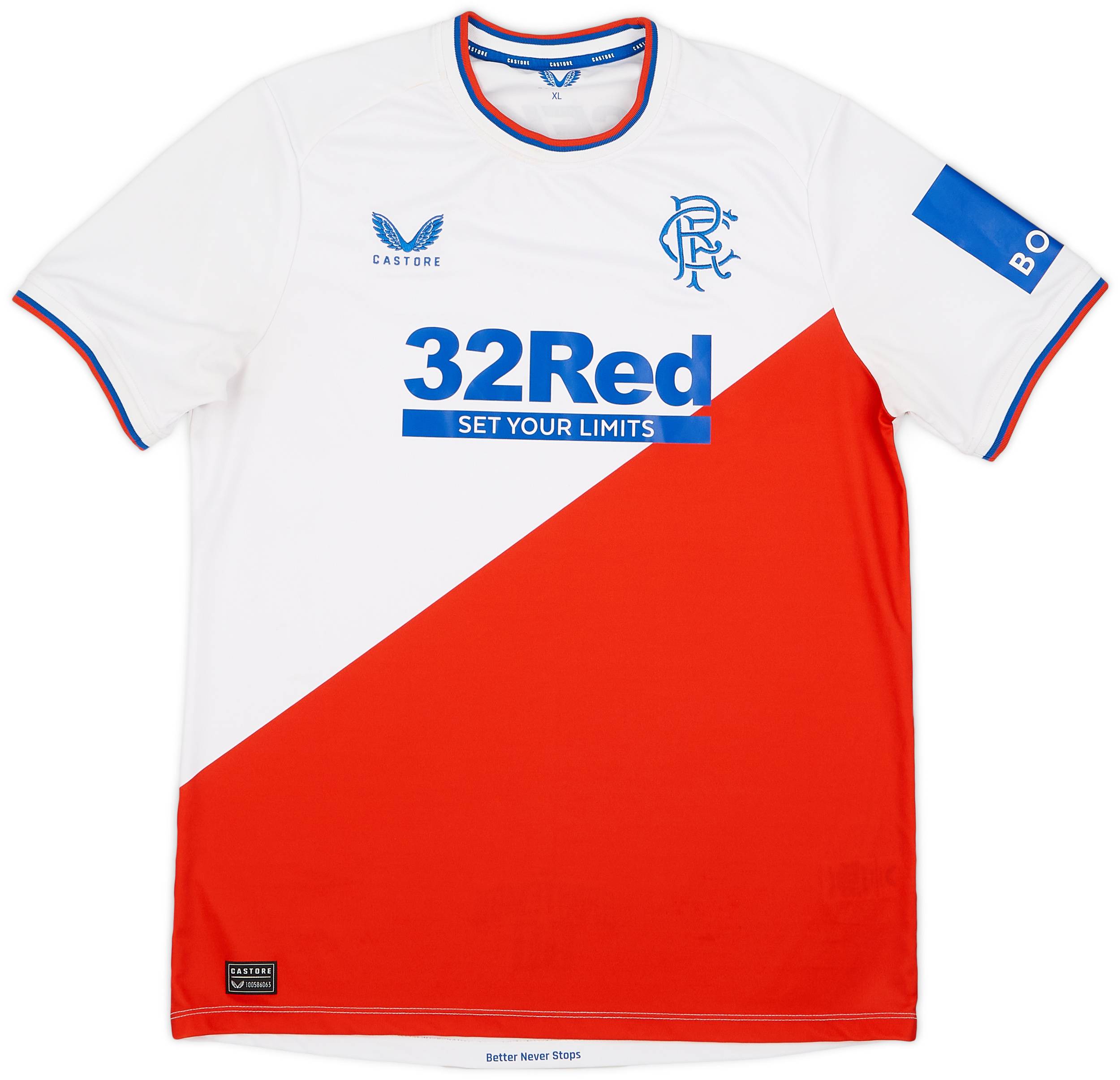 2022-23 Rangers Away Shirt - 8/10 - (XL)