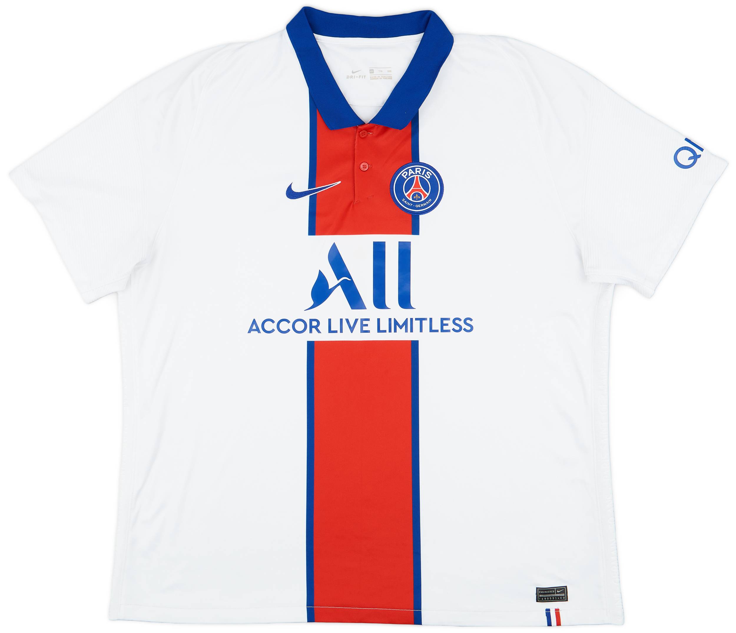 2020-21 Paris Saint-Germain Away Shirt - 8/10 - (XXL)