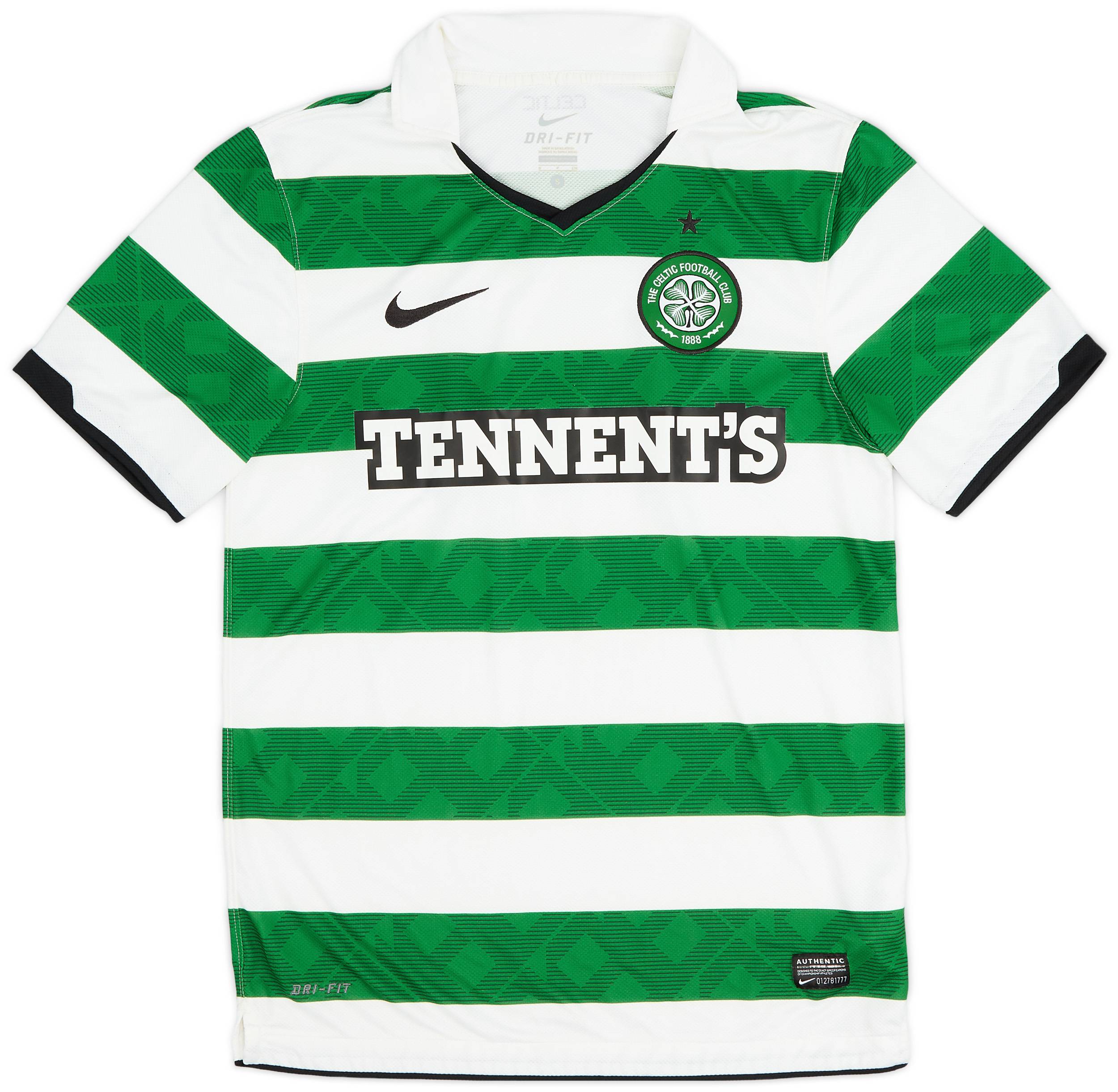 2010-12 Celtic Home Shirt - 9/10 - (S)