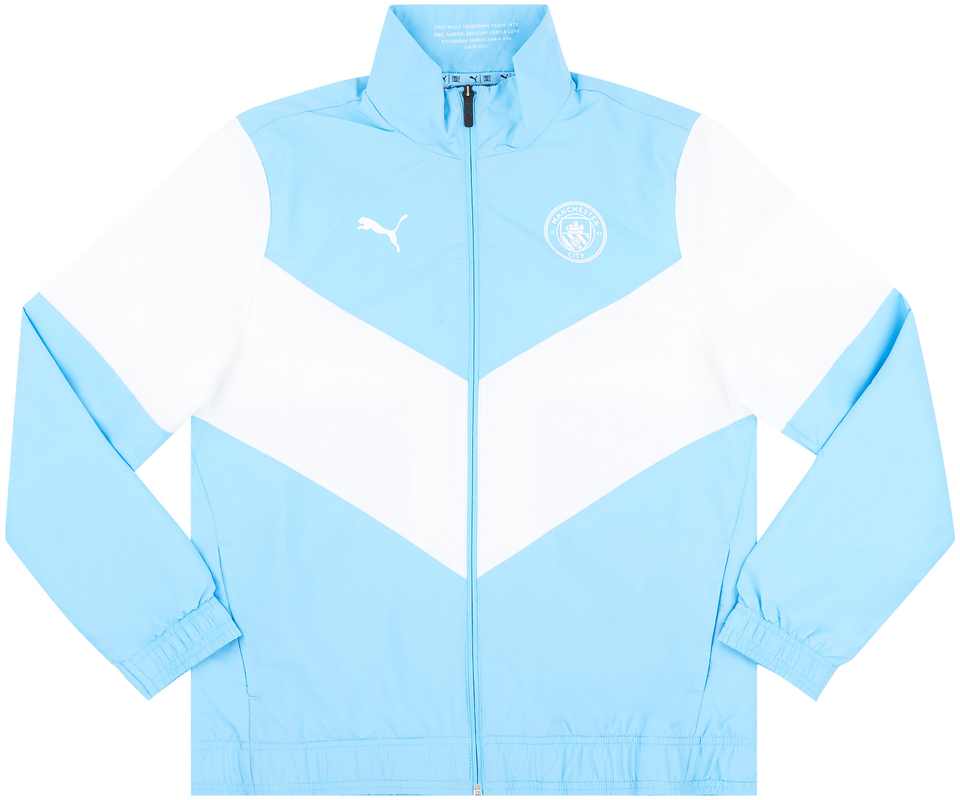 2021 22 Manchester City Puma Pre Match Jacket As New Womens
