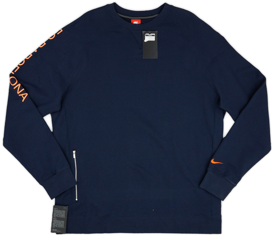2017 18 Barcelona Nike Sweat Top S