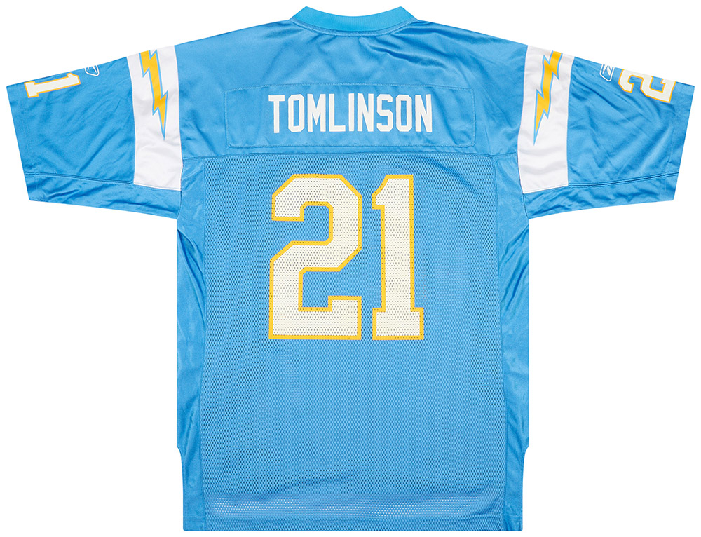 Chargers on store field jersey