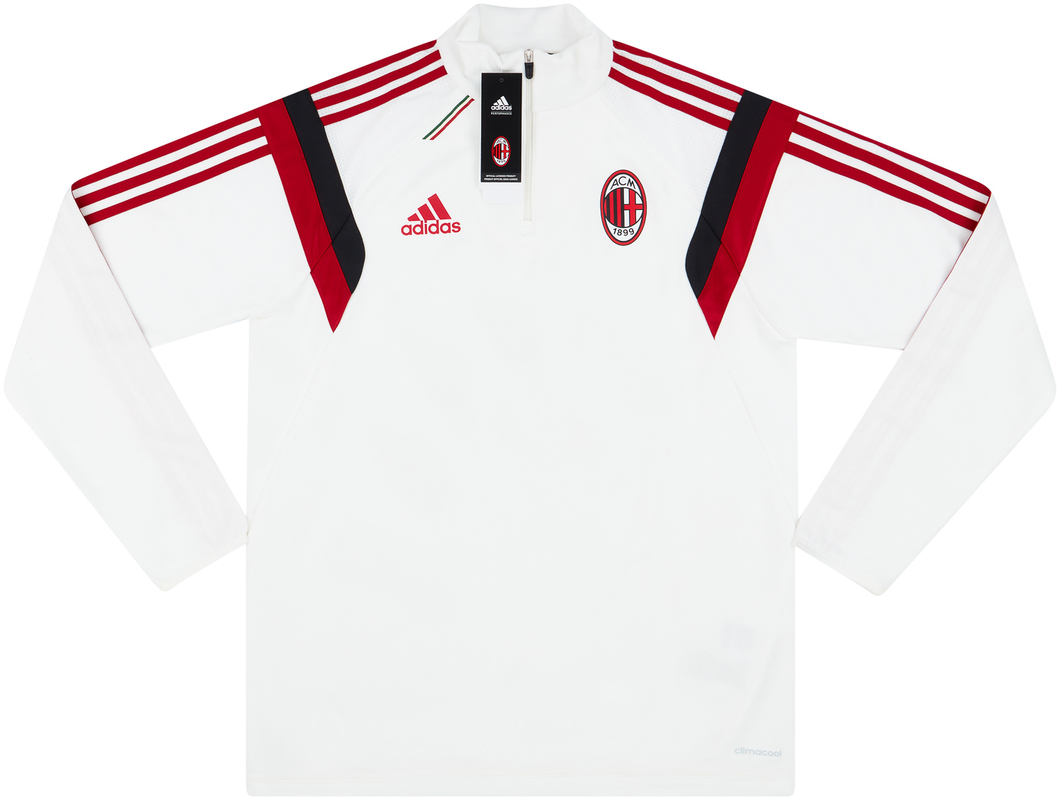 2014 15 AC Milan adidas 1 2 Zip Training Top S