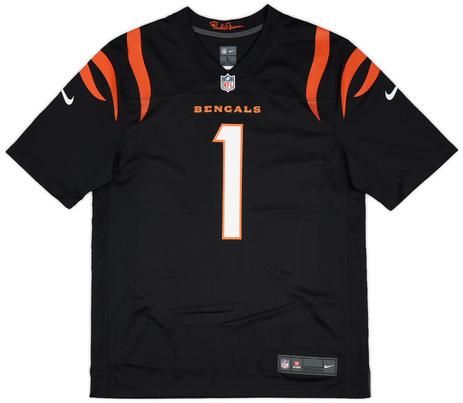 2021 23 Cincinnati Bengals Chase 1 Nike Game Home Jersey L
