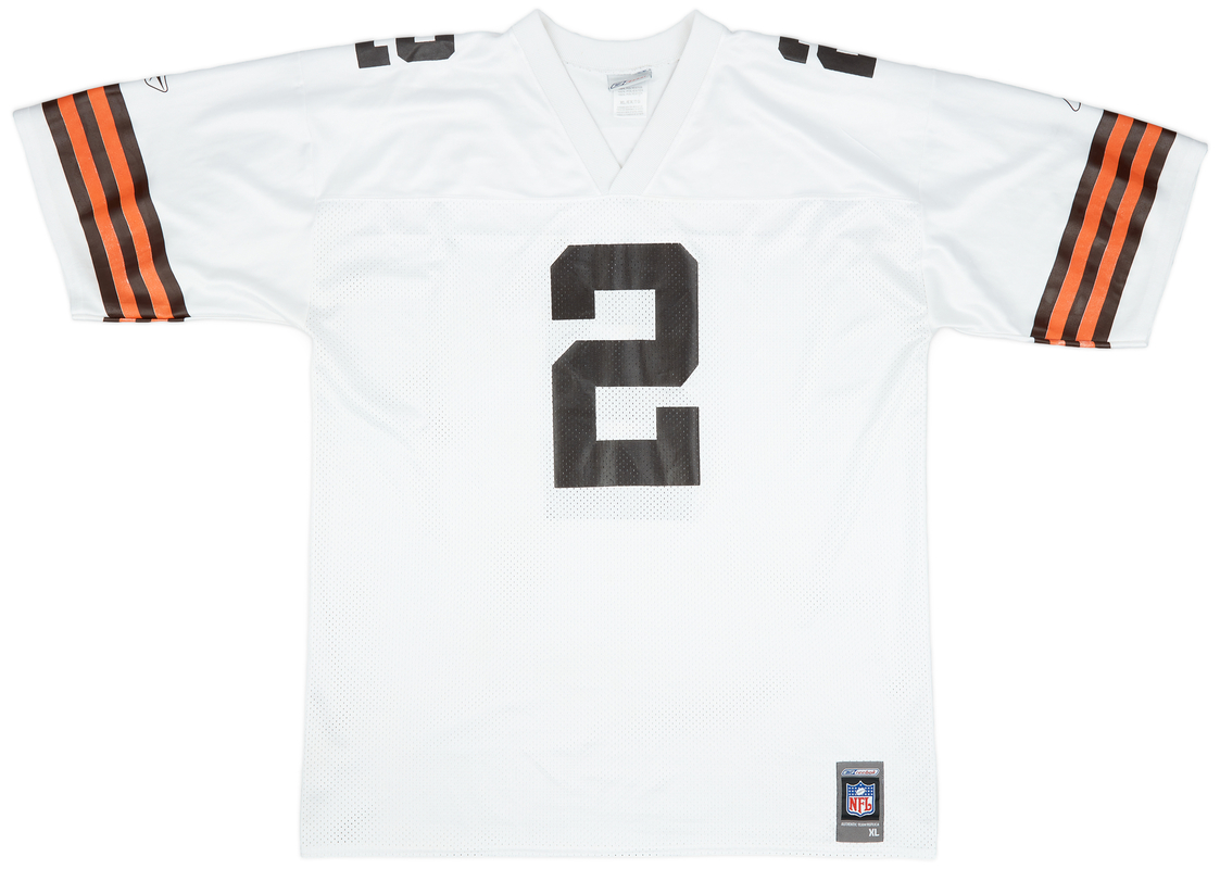 2001 Cleveland Browns Couch 2 Reebok Away Jersey Very Good XL