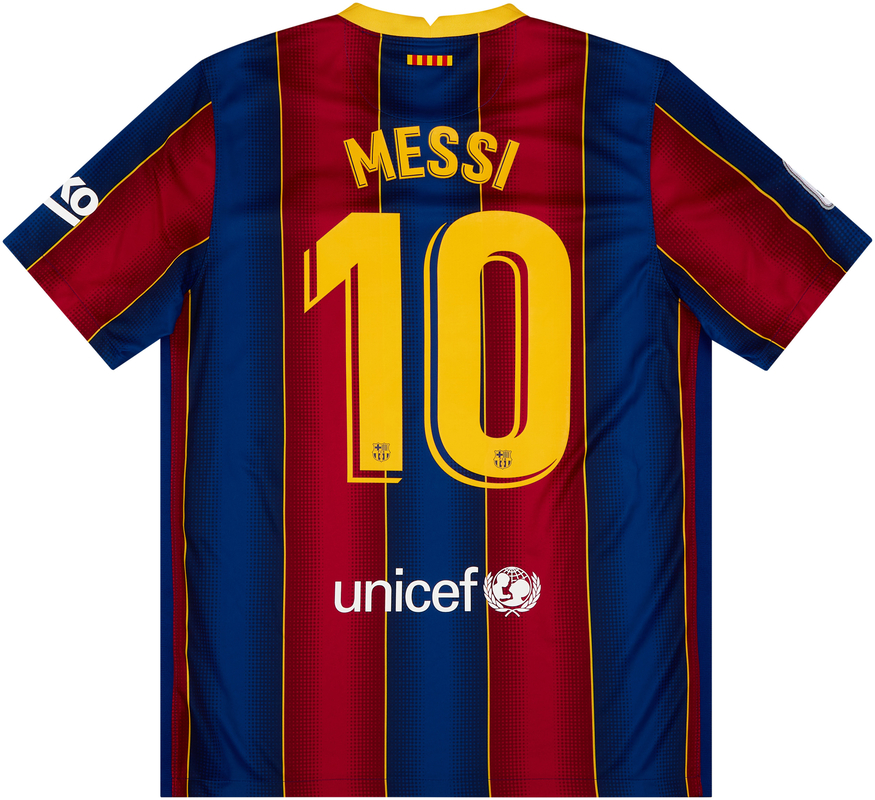 Barcelona football kit messi clearance