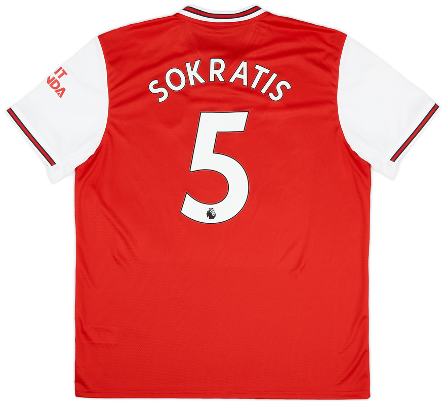 2019 20 Arsenal Home Shirt Sokratis 5 9 10 L