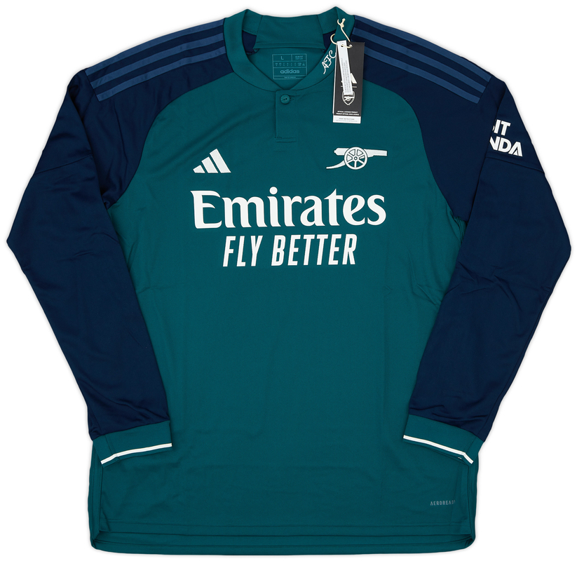 Arsenal third kit long sleeve top