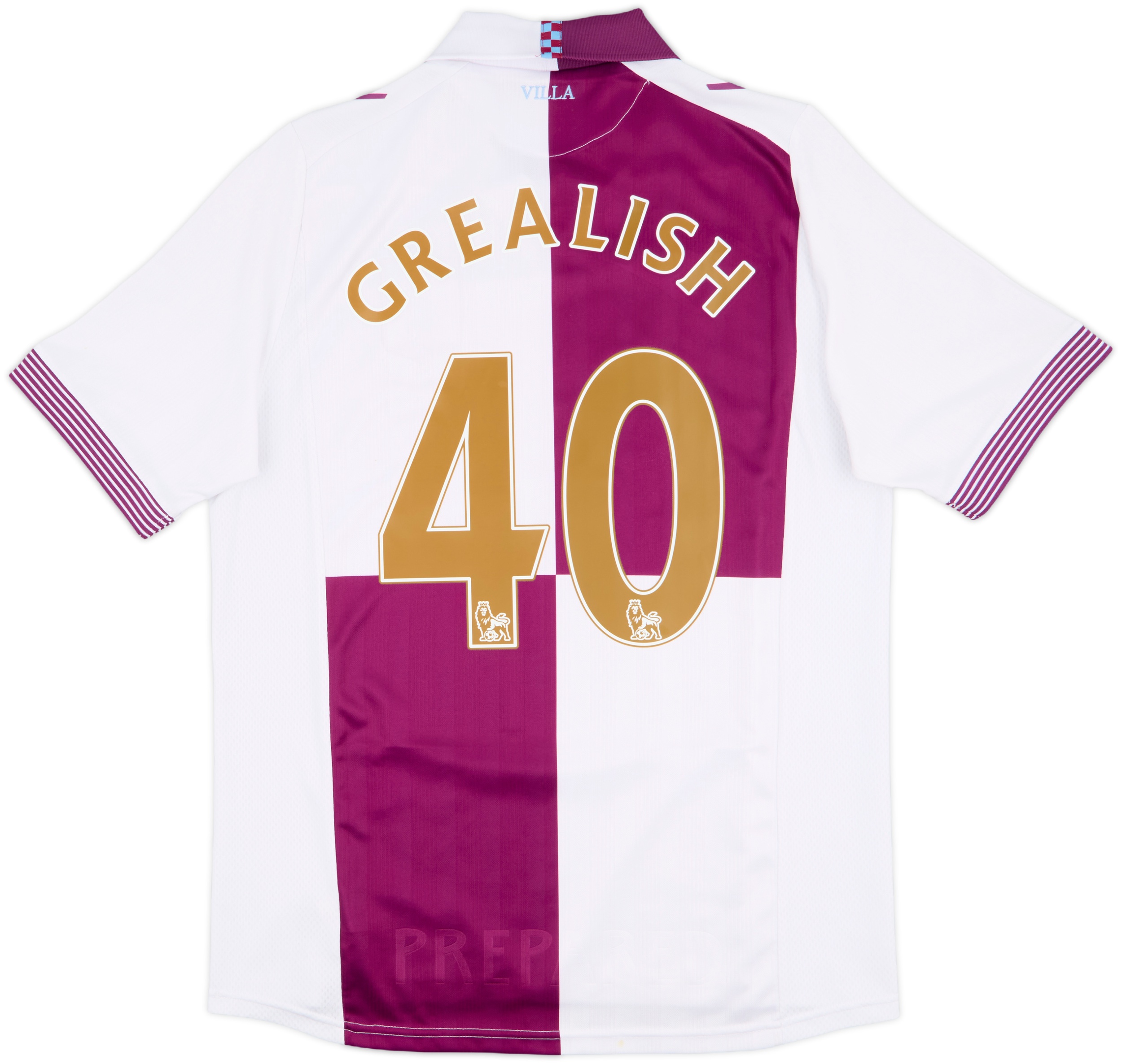 Macron Aston Villa Mens SS Away Shirt 2013/14 | AVLA13346793used