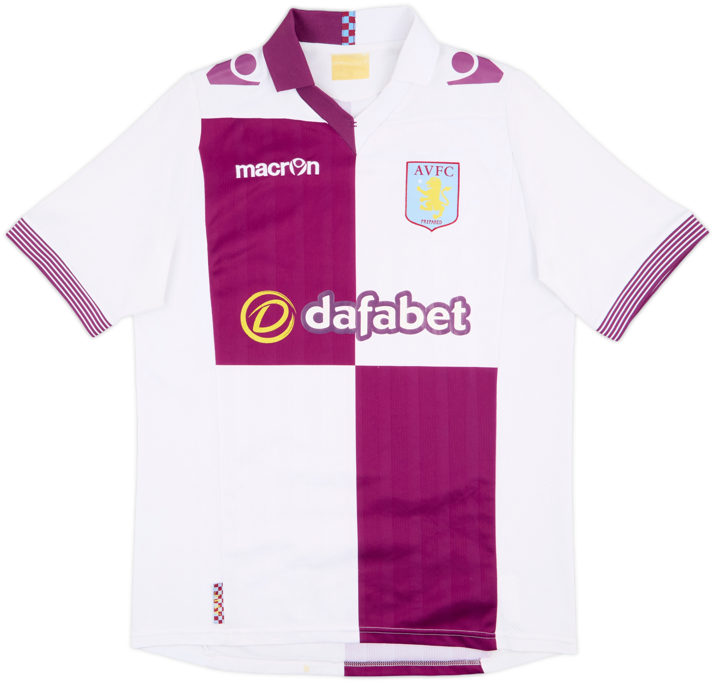 Macron Aston Villa Mens SS Away Shirt 2013/14 | AVLA13346793used