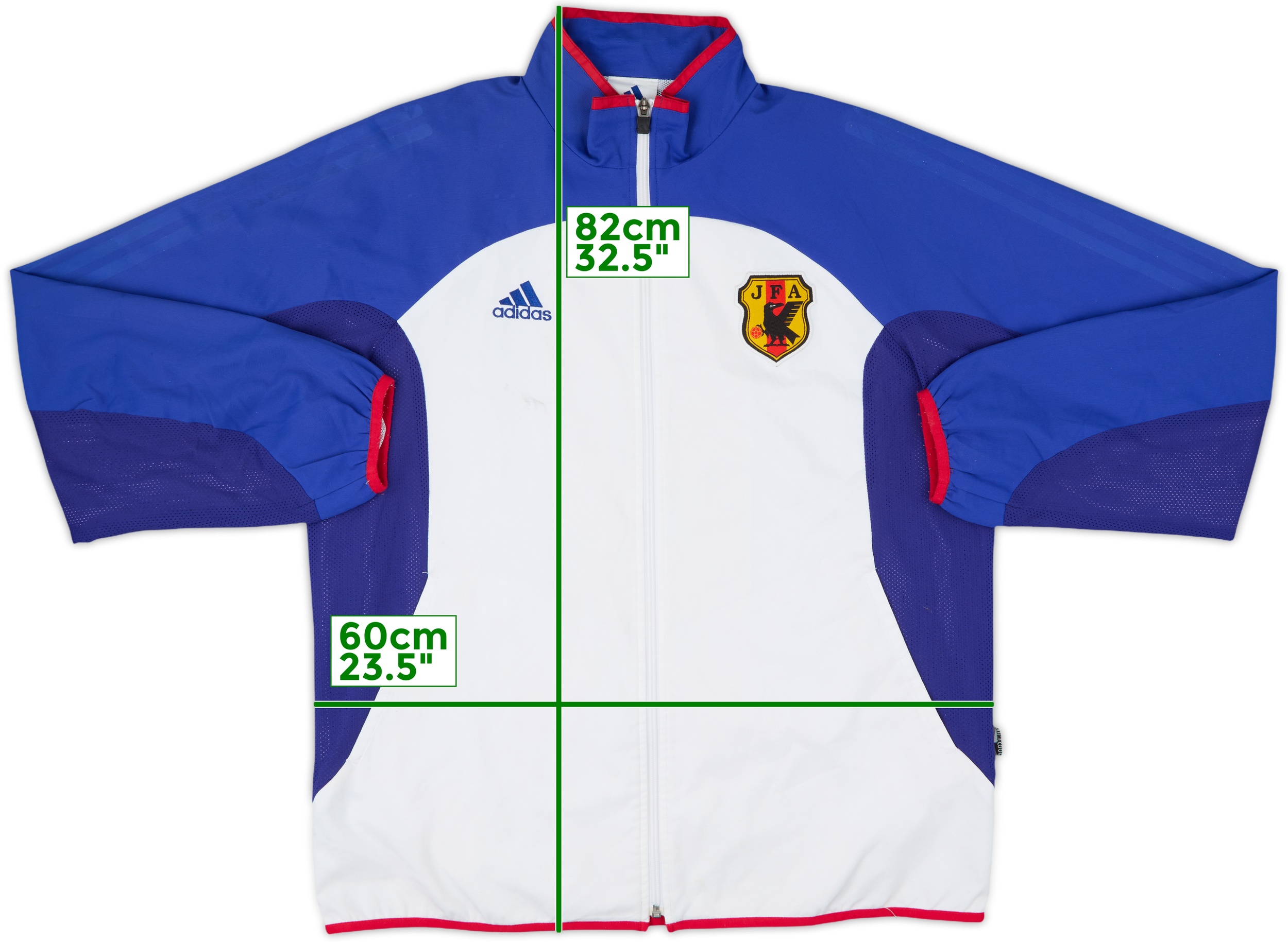 2002 日本代表　adidasオフィシャル　ウィンドブレーカー上下セット 2002-03 Japan adidas Track Jacket - 6/10 - (XL) | JAPJ02497506used