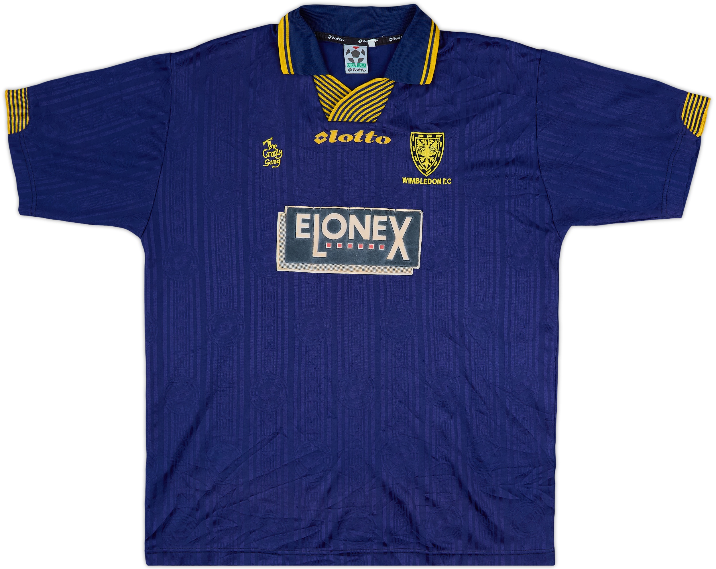 Lotto AFC Wimbledon Mens SS Home Shirt 1997/99 | WIMH97647263used